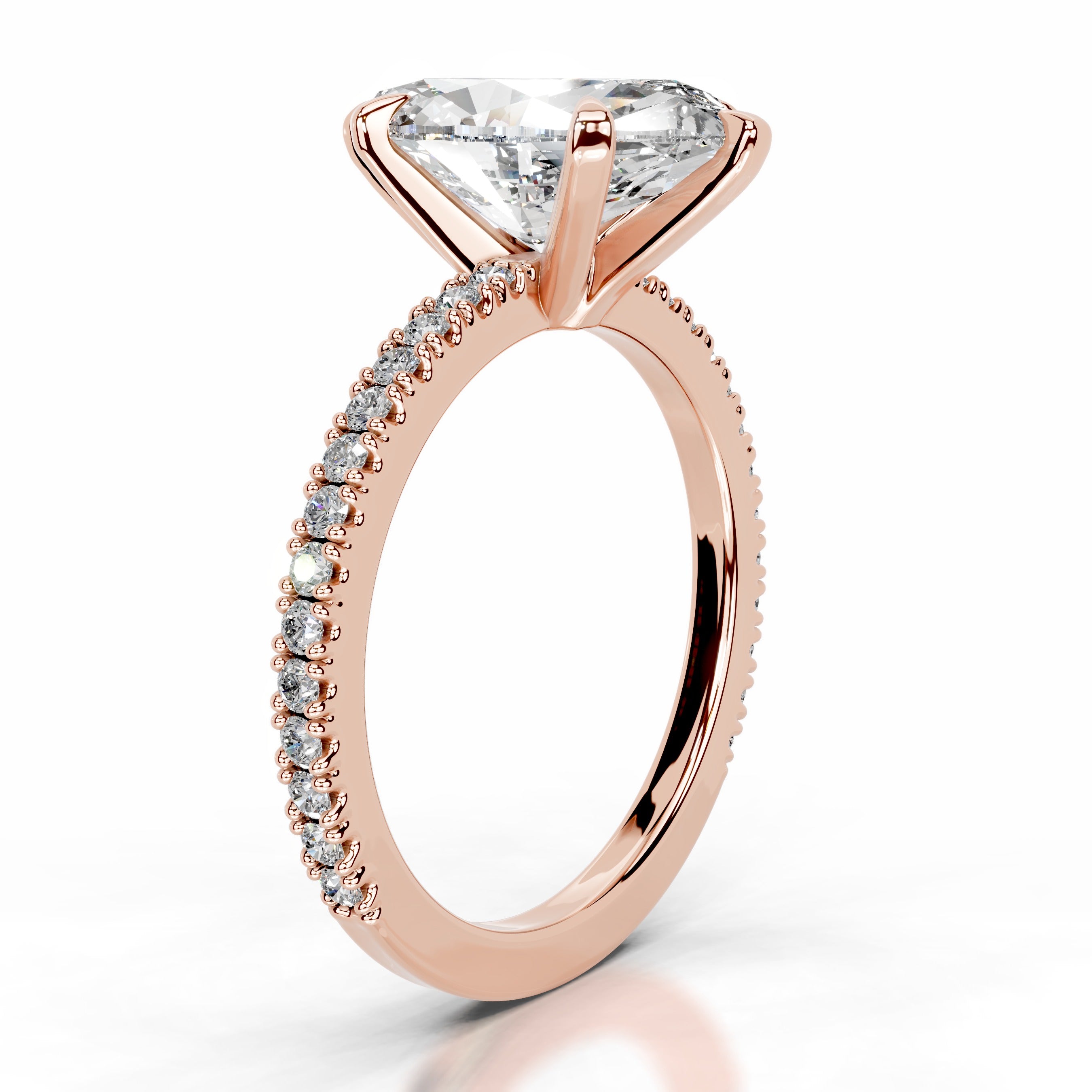 Luisana Lab Grown Diamond Ring - 14K Rose Gold、mySite、hinf8tx79