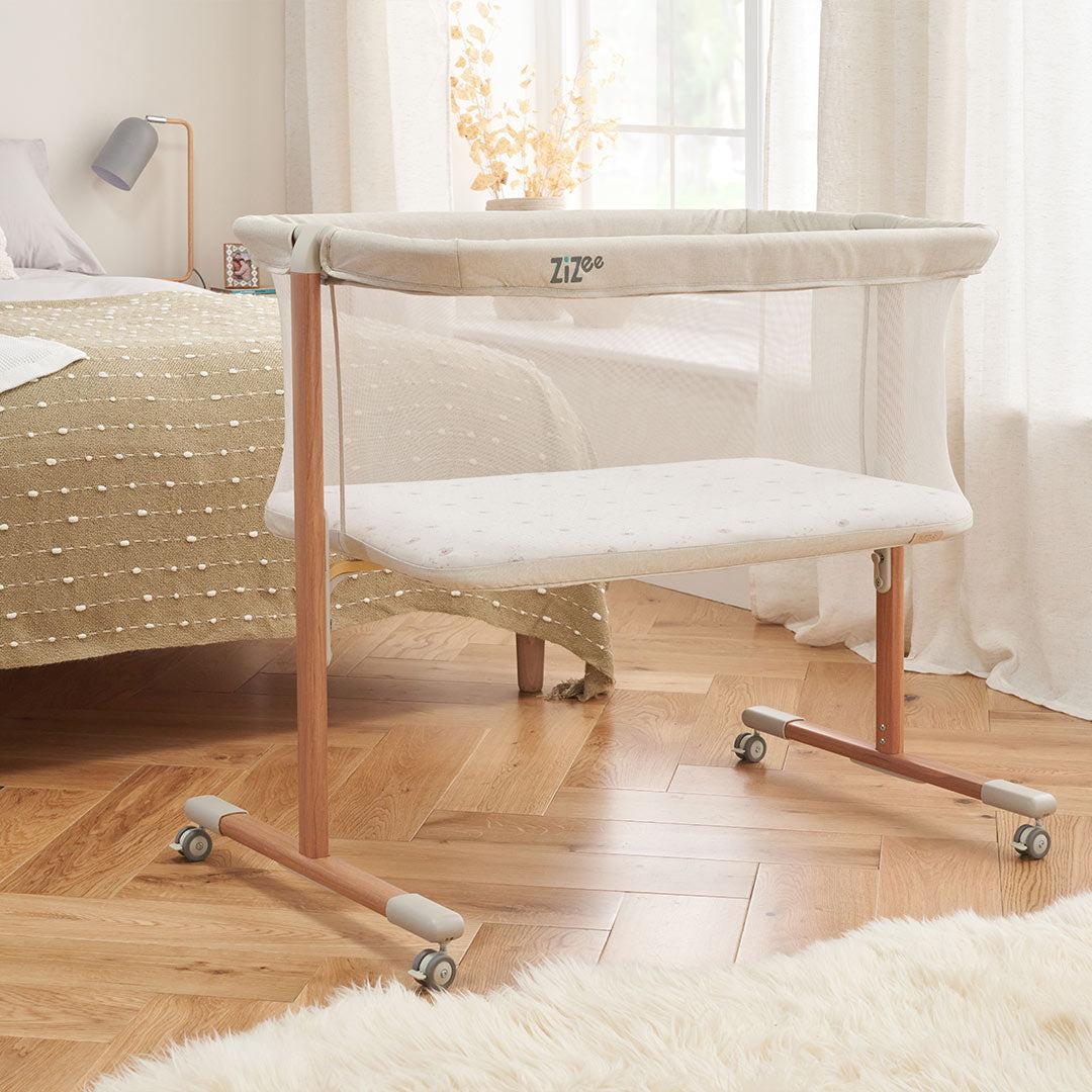  Tutti Bambini ZiZee Essential Crib - Scandinavian Walnut/Ecru、mySite、merchandisen