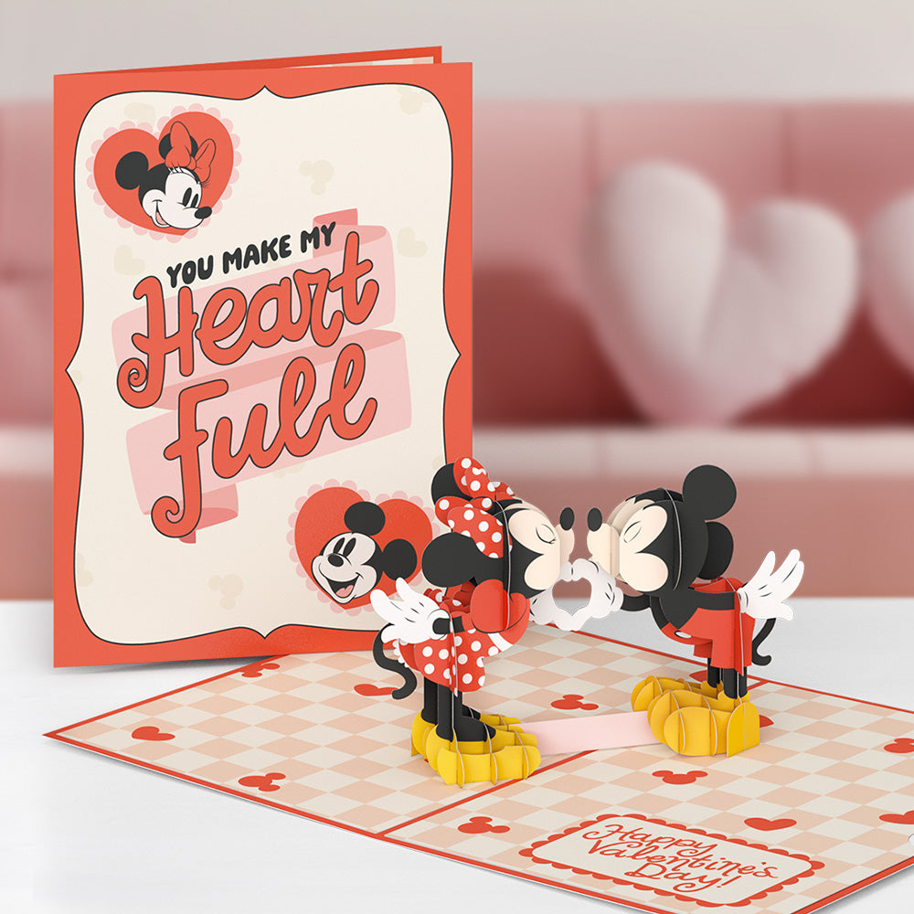 Disney’s Mickey & Minnie You Make My Heart Full Pop-Up Card、mySite、solidvoid