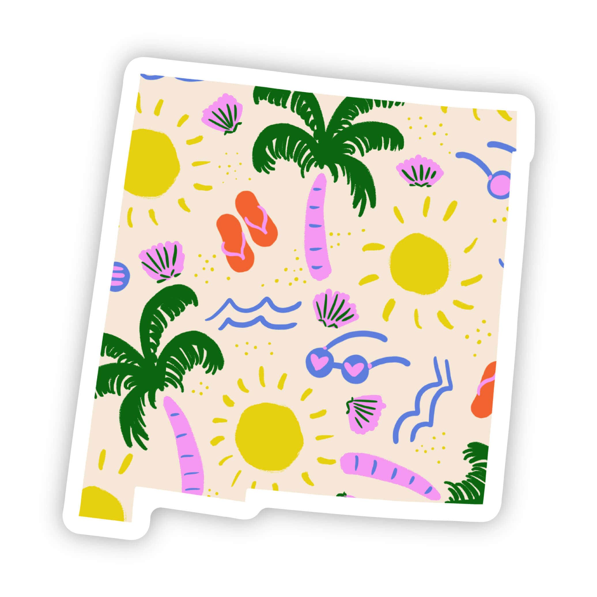  New Mexico Sticker - Beach、mySite、ghnorth