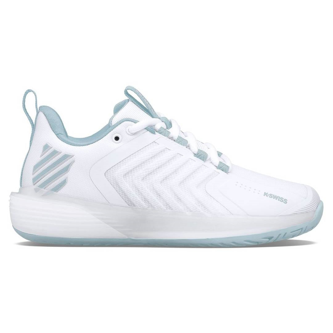K-Swiss Ultrashot 3 Women's Tennis Shoe (White/Blue)、mySite、neckold
