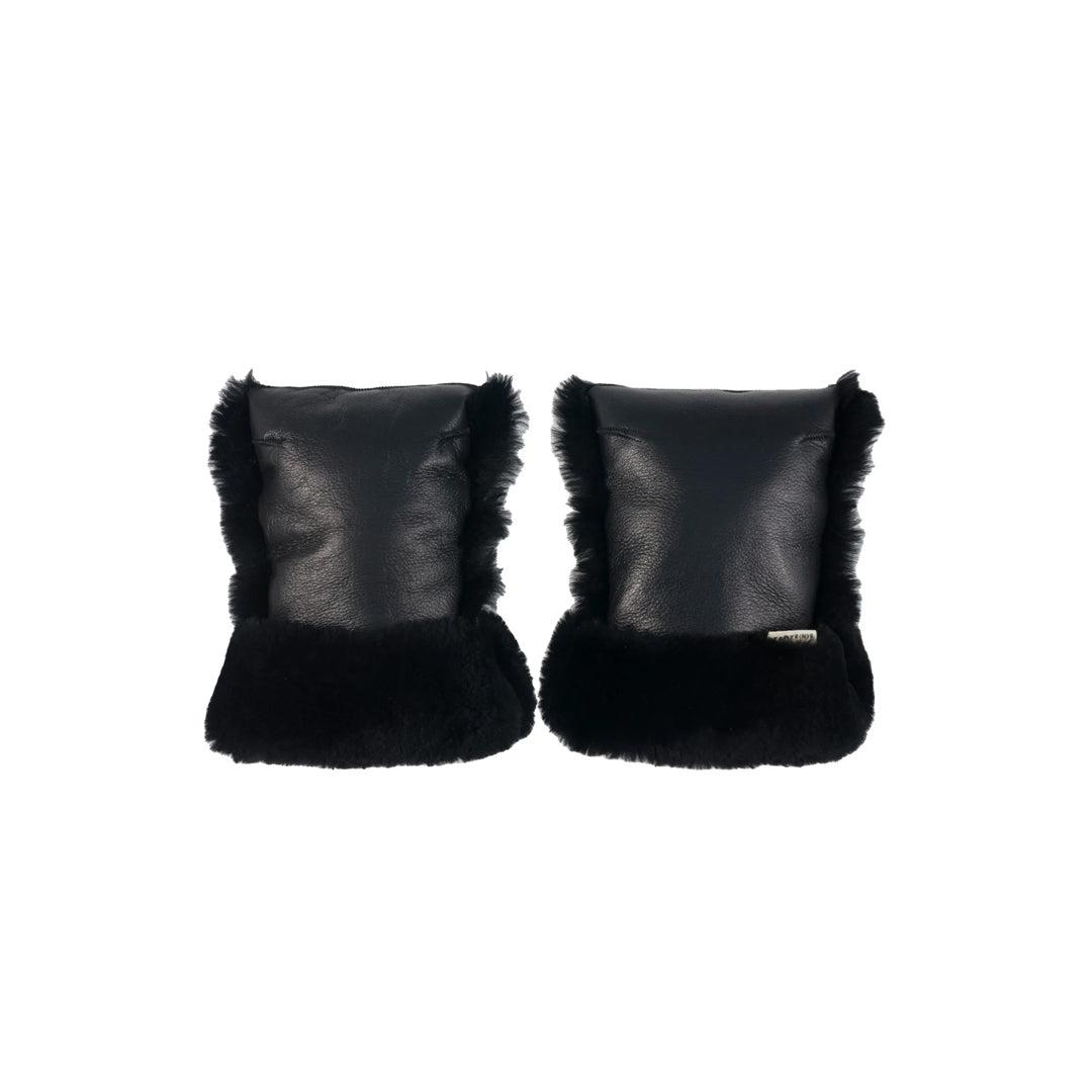  BINIBAMBA Coated Sheepskin Buggy Mittens - Noir、mySite、merchandisen