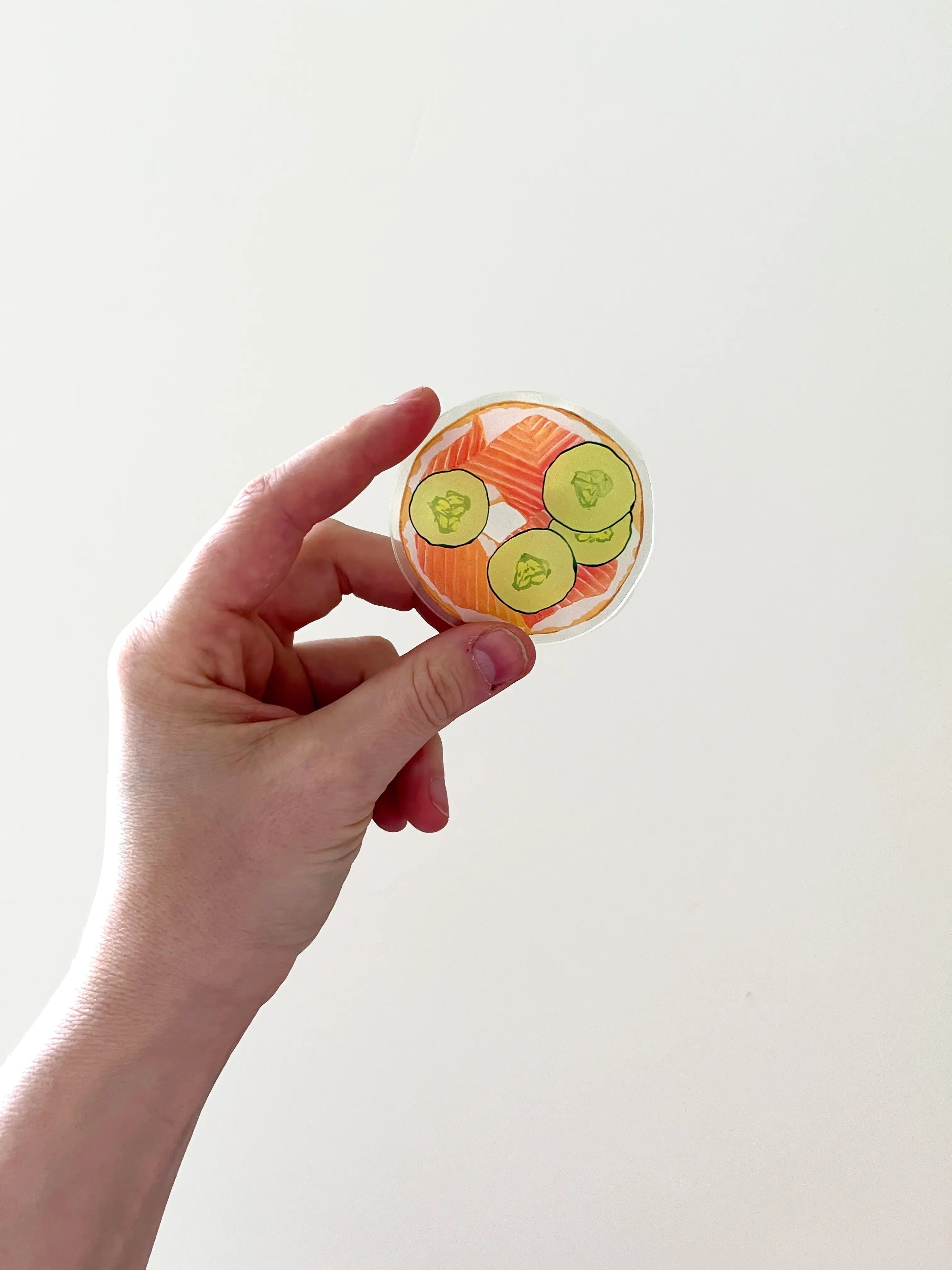 Foxy Loxy Bagel Magnet、mySite、topwebapps