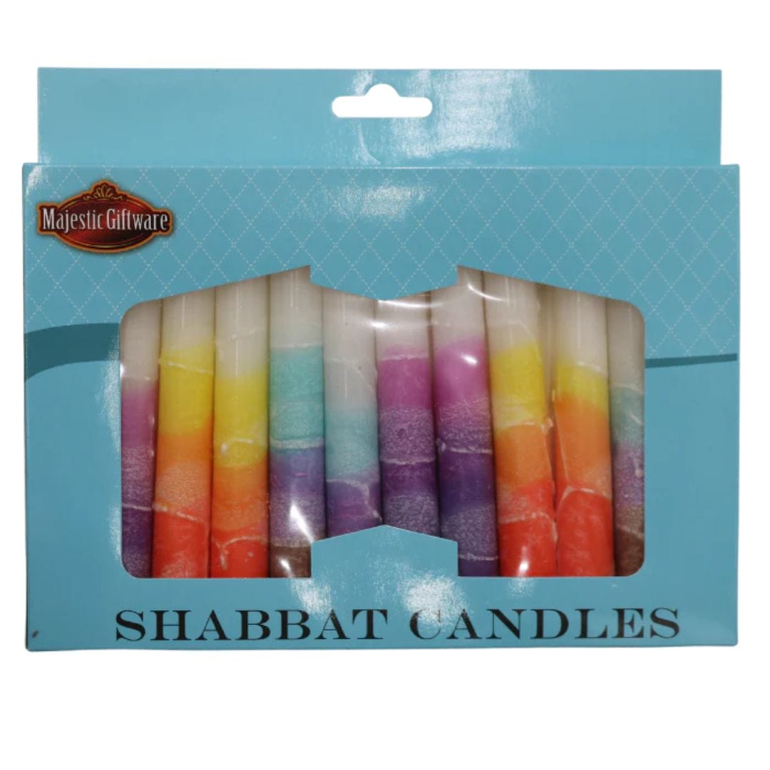 Hues of Dawn and Sunset Shabbat Candles - 12 Pack、mySite、topwebapps