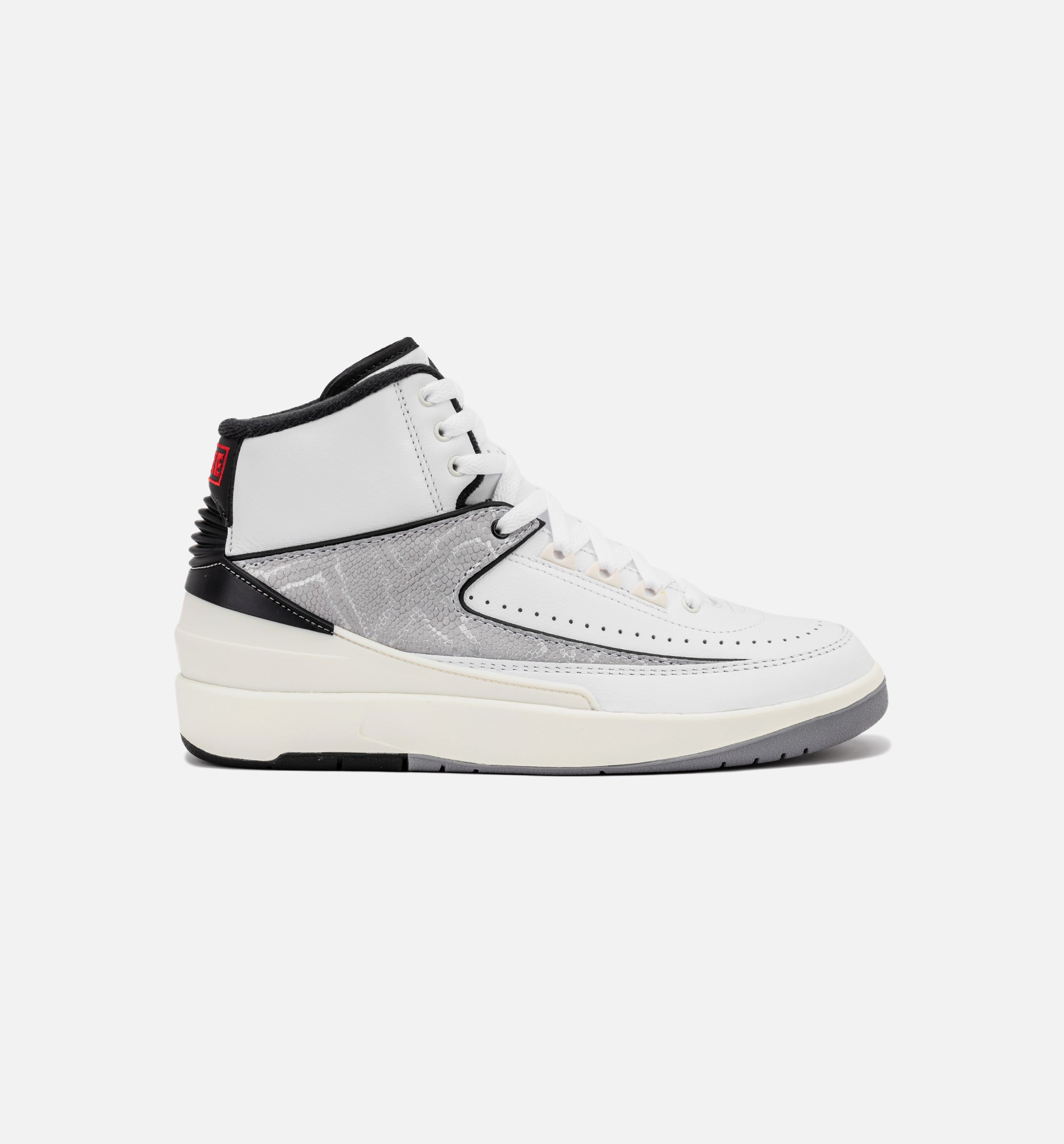 Air Jordan 2 Retro Python Grade School Lifestyle Shoe - White/Fire Red/Black/Sail/Cement Grey、mySite、dreamappss