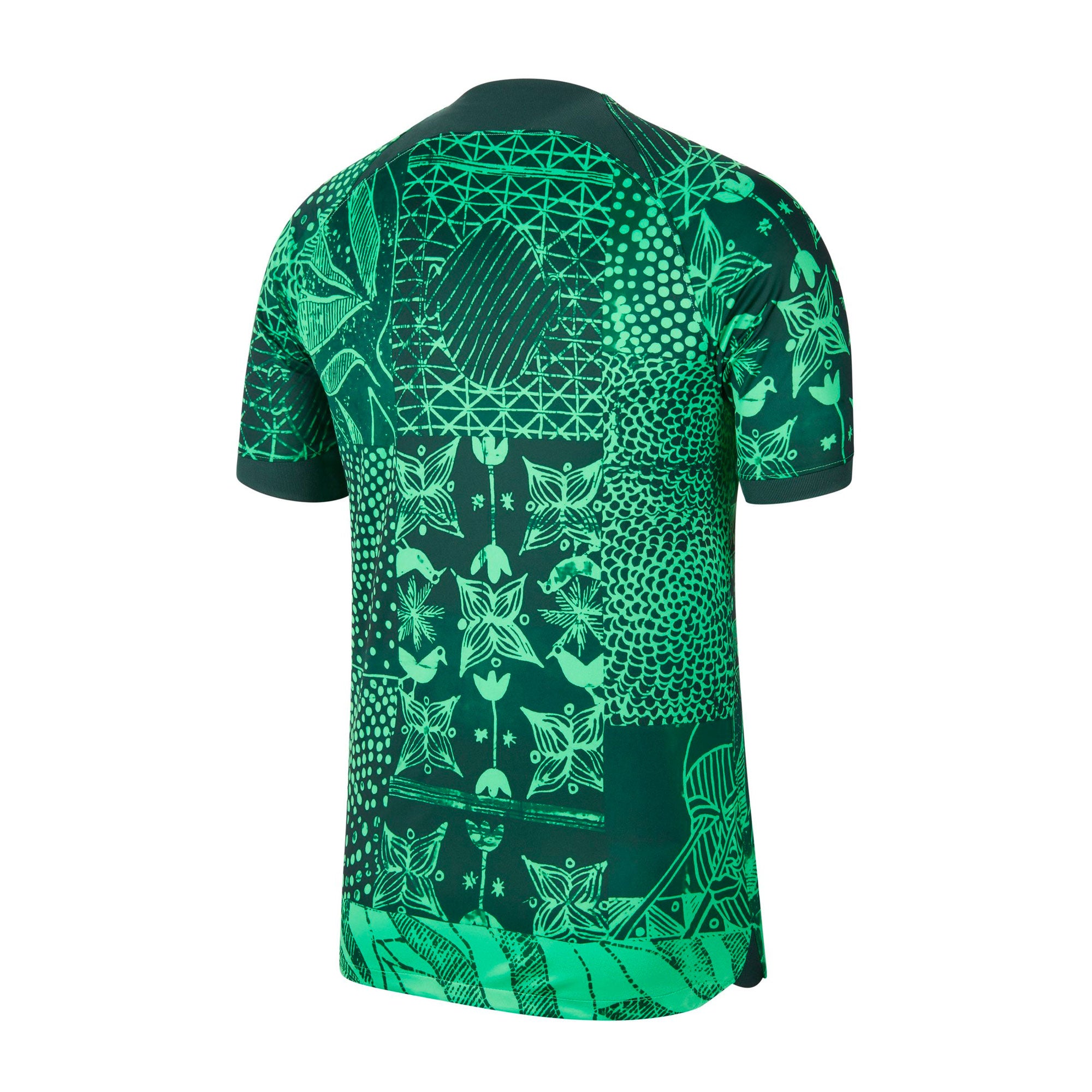 Nike Men's Nigeria 2022/23 Home Jersey Green Spark/Black、mySite、bottomscart