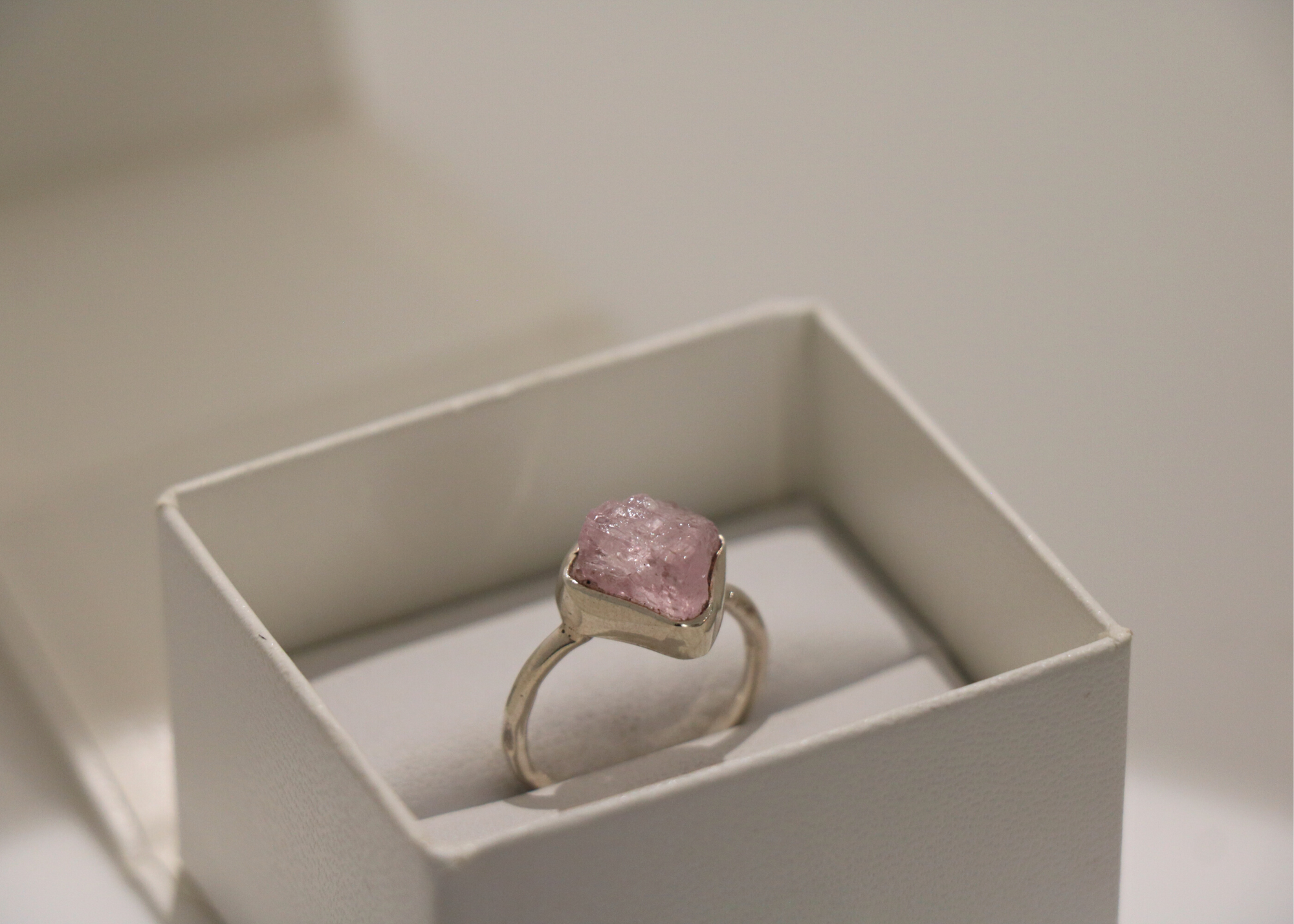 Rose Quartz Ring (Sterling Silver)、mySite、topwebapps