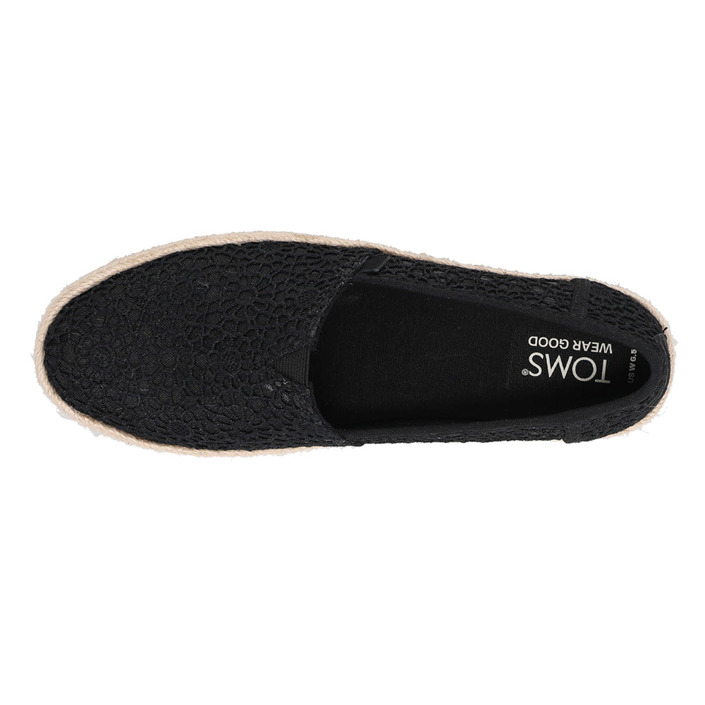 Valencia Floral Crochet Espadrille Slip On Flats、mySite、gtrtttuynbv