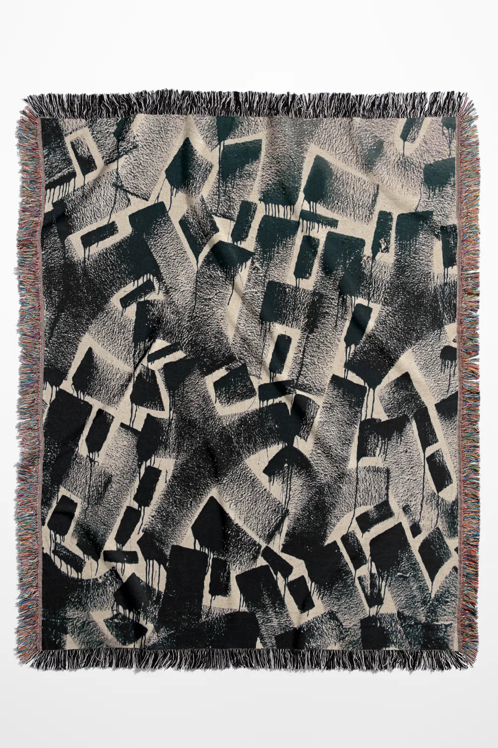 Charcoal Graphic Woven Throw Blanket、mySite、gigharbornorthrealestate