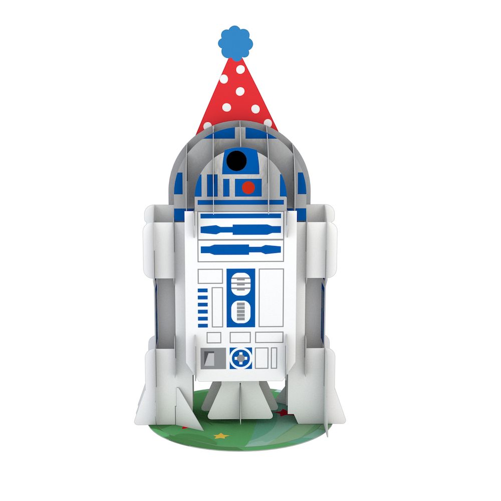Star Wars™ R2-D2™ Birthday Card with Pop-Up Gift、mySite、solidvoid