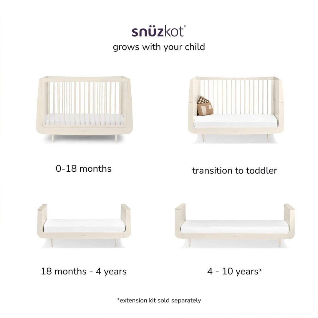  SnuzKot Skandi Cot Bed - Cashmere、mySite、merchandisen