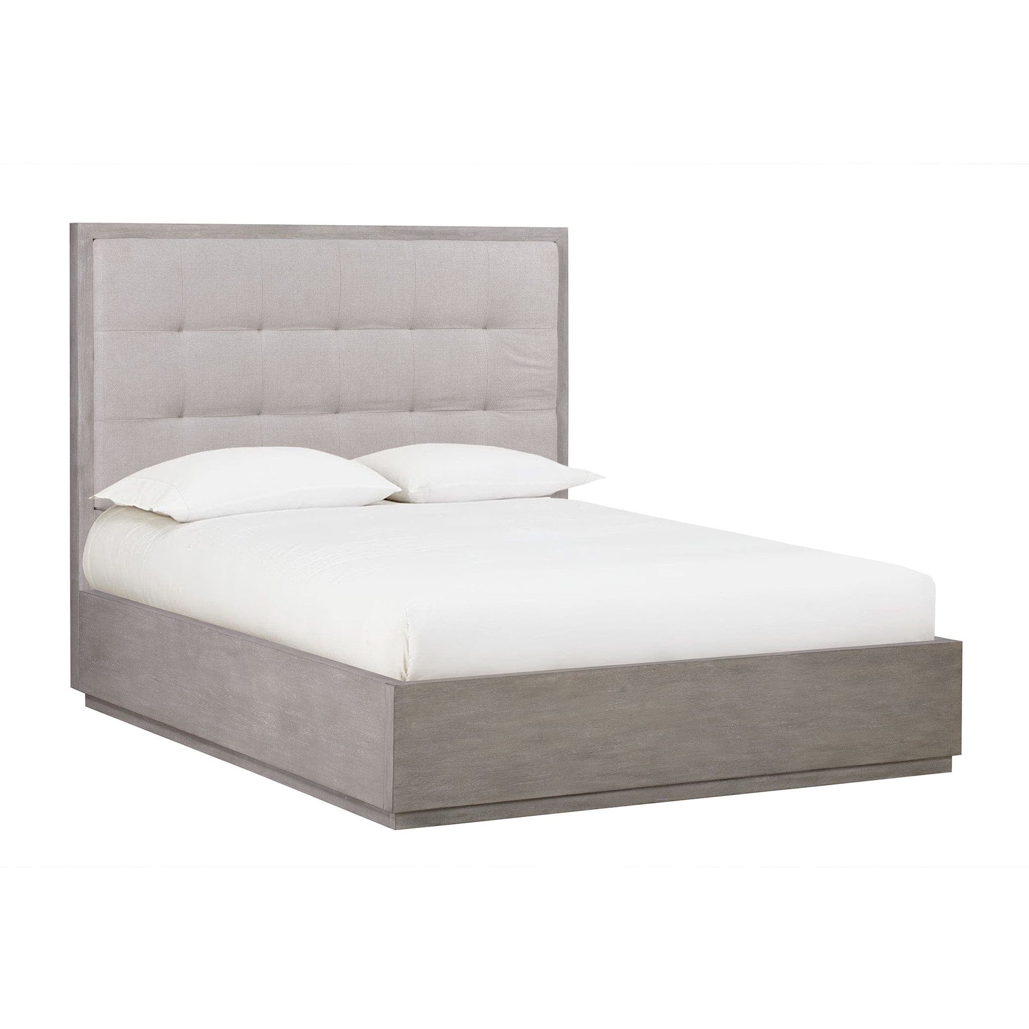 Oxford Upholstered Platform Storage Bed with Footboard Storage、mySite、neckold