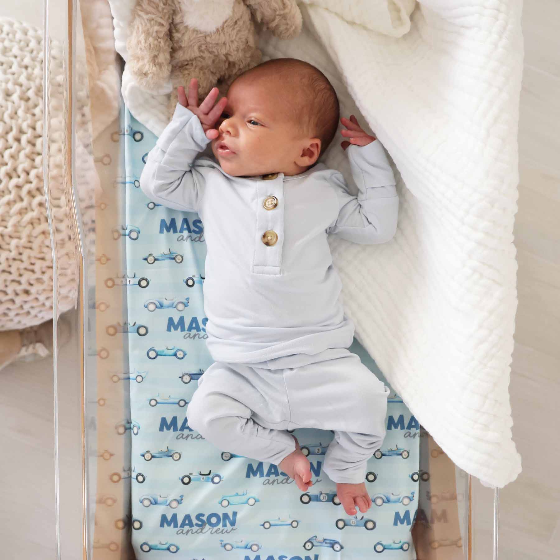  Drag Race Derby Personalized Swaddle Blanket、mySite、layawaytickets