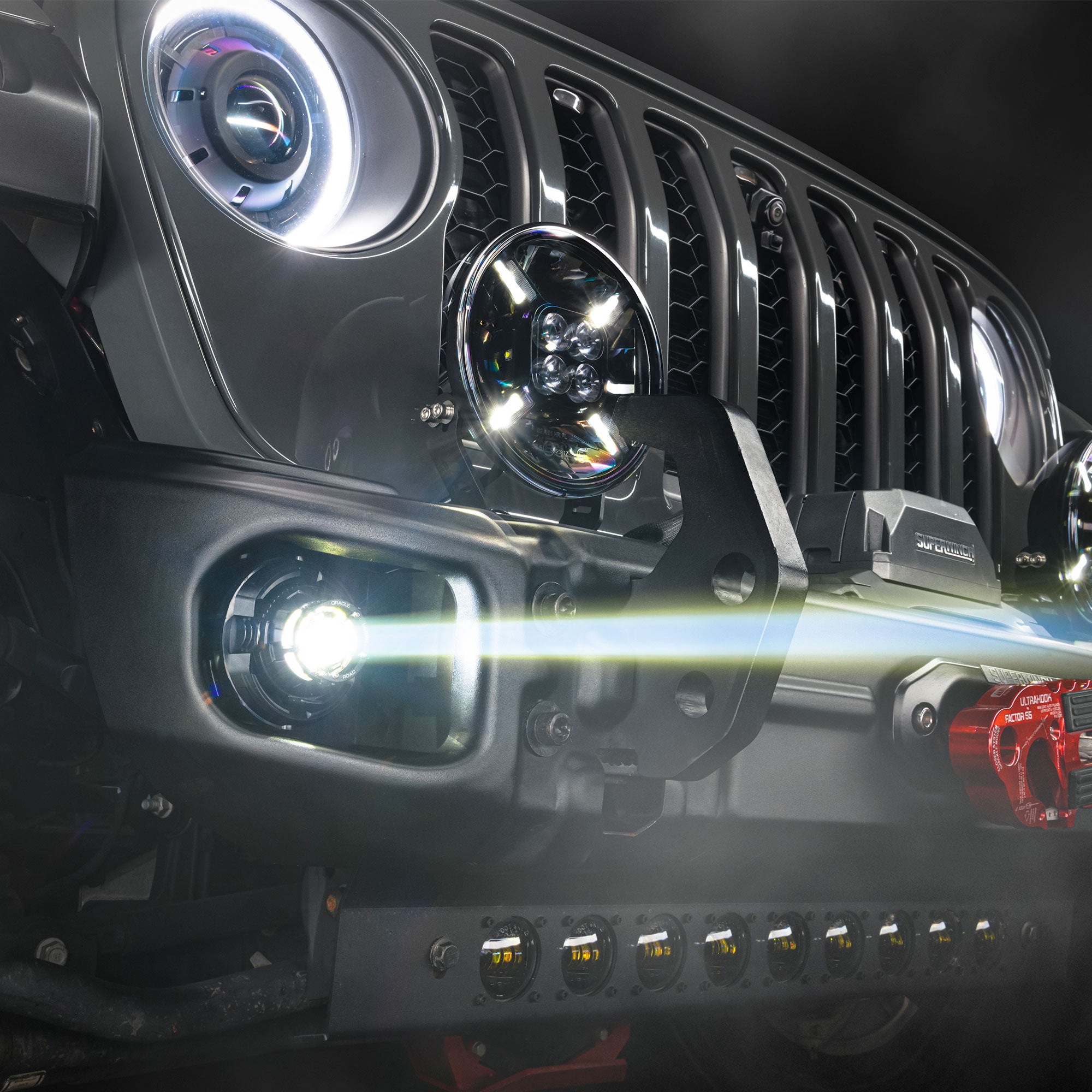 ORACLE Lighting Jeep Wrangler JK/JL & Gladiator JT 15W Off-Road LASER Fog Lights、mySite、nflplayoffbracketp