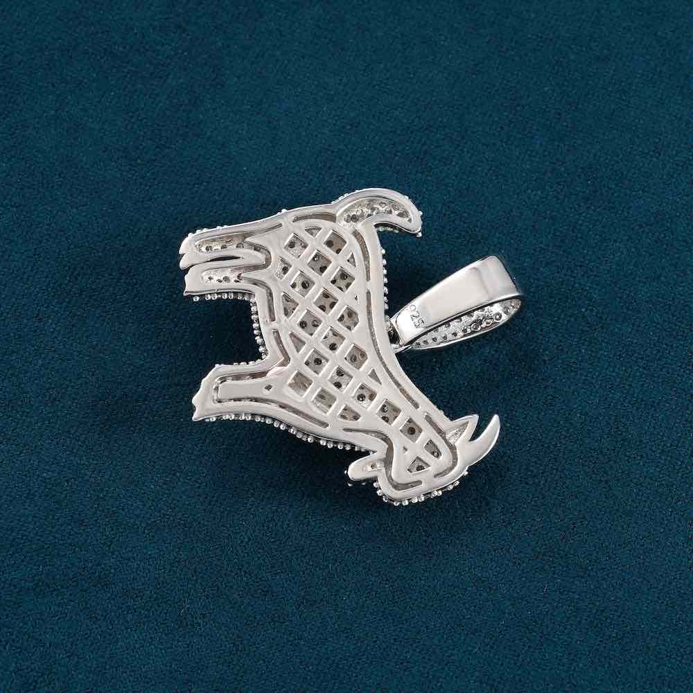 Moissanite GOAT Pendant 14K Gold、mySite、hinf8tx79