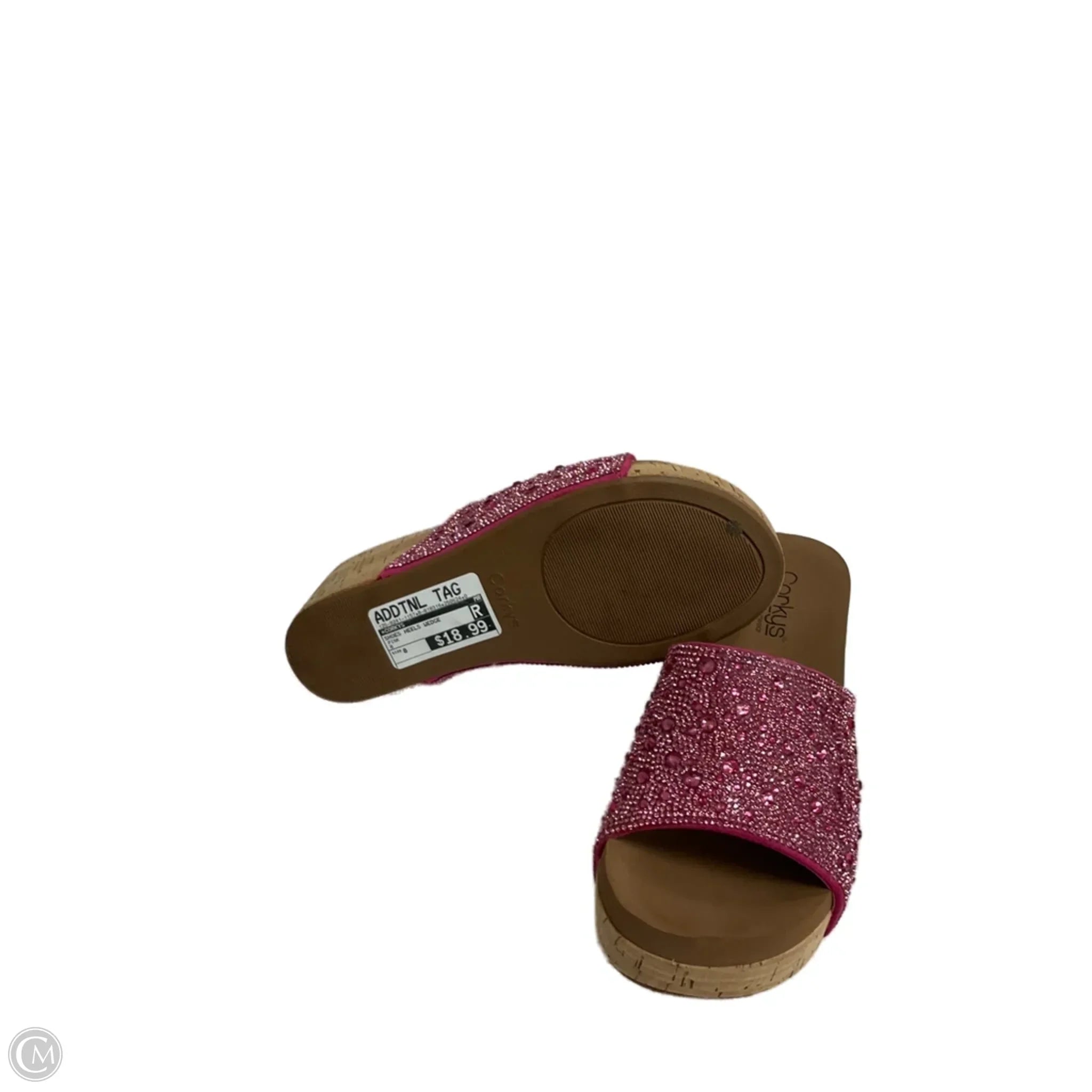 Shoes Heels Wedge By Corkys In Pink, Size: 8、mySite、garagedoors4me