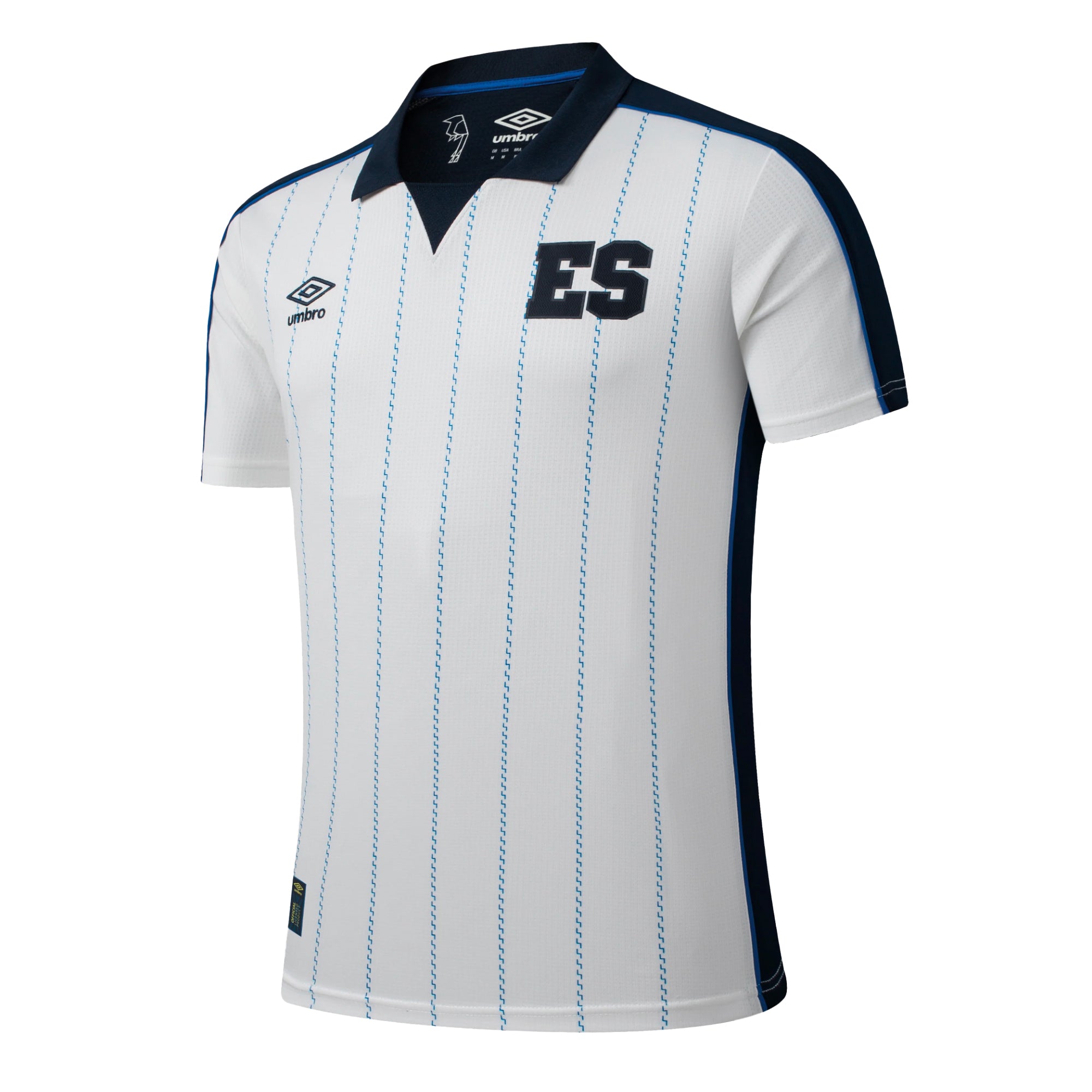 Umbro Kids El Salvador 2024/25 Fourth Jersey White/Blue、mySite、noshort