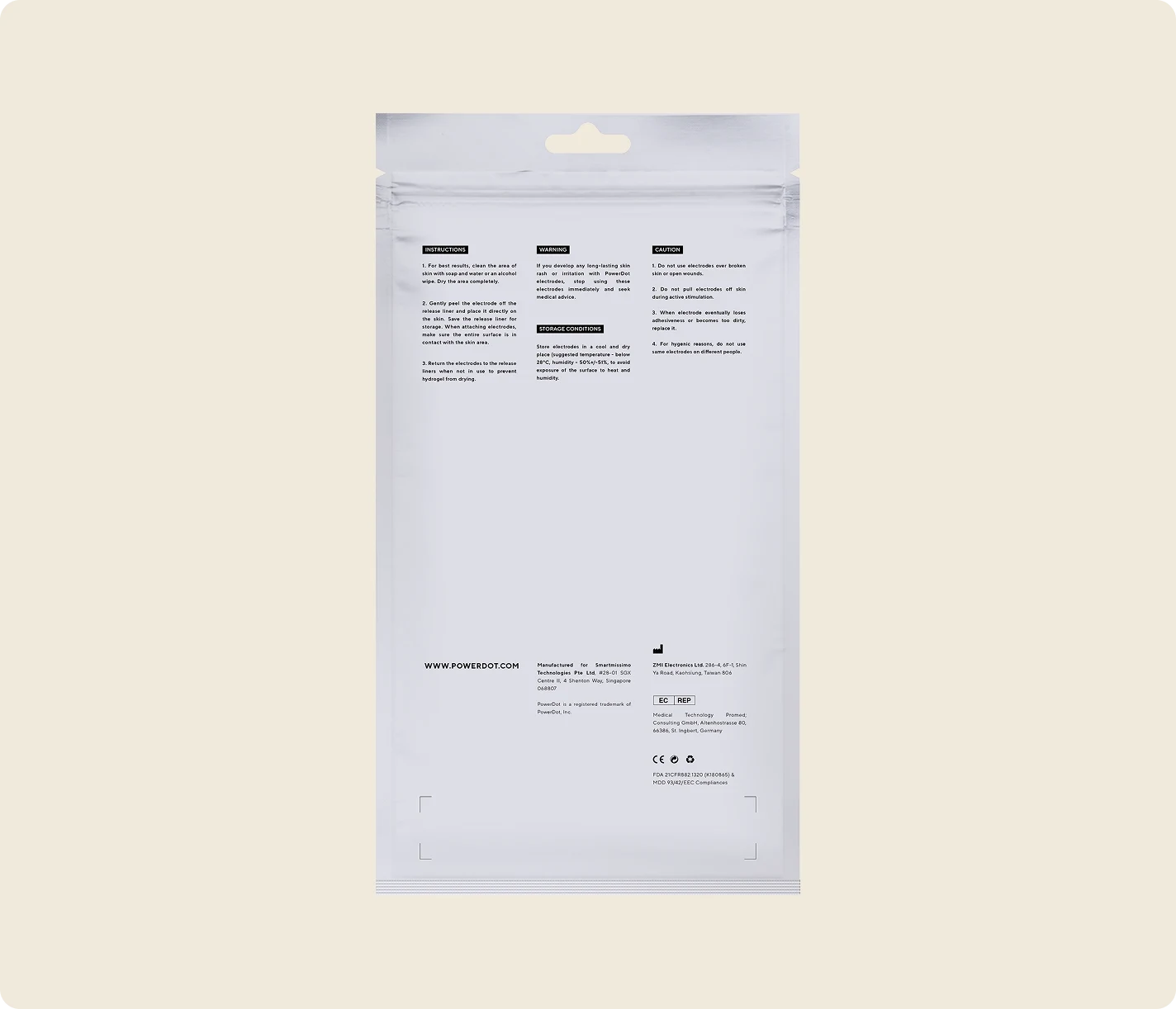 PowerDot 2.0 Butterfly Back Pad、mySite、shPowerDot 2.0 Butterfly Back Pad、mySite、glenpowelloop_name