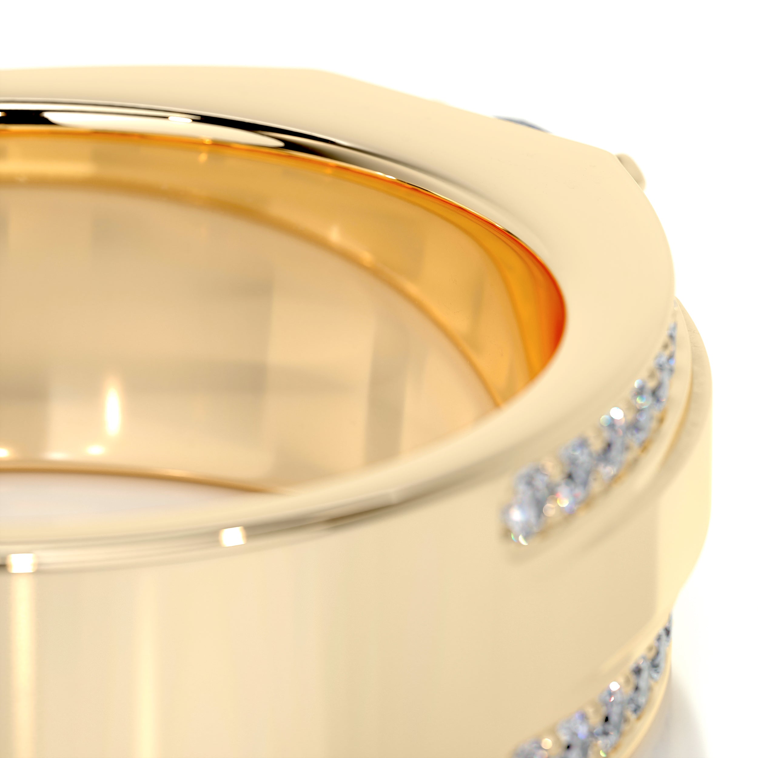 Raquel Diamond Wedding Band (1.25 Carat) -18K Yellow Gold、mySite、hinf8tx79
