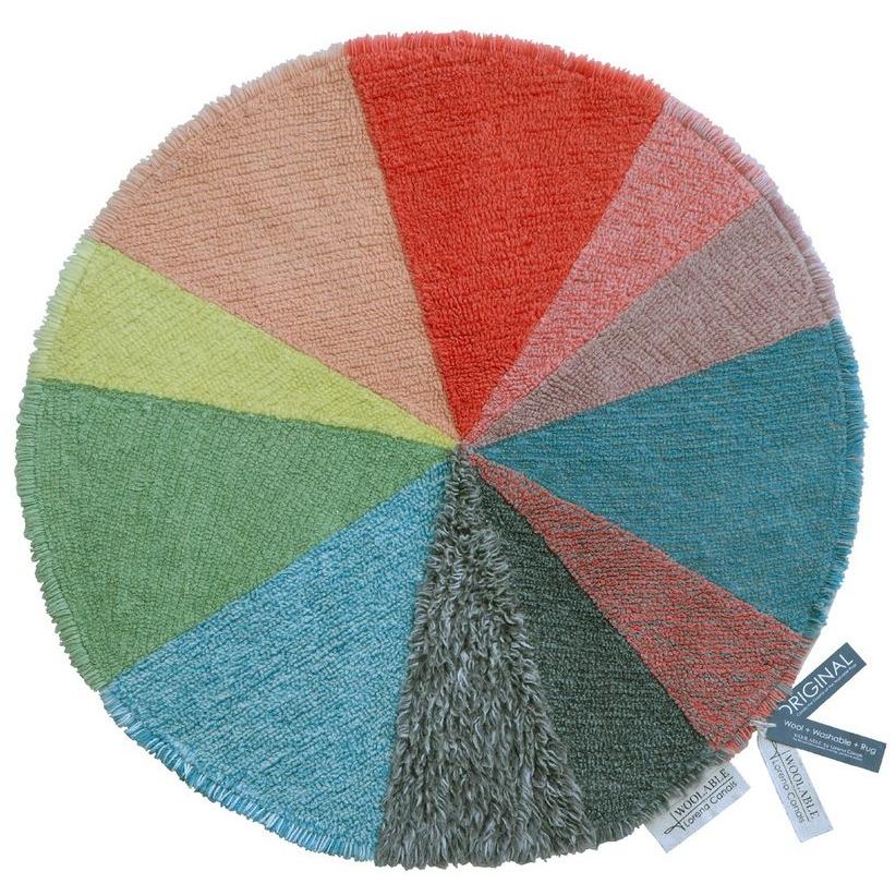 Pie Chart Wool Washable Area Rug、mySite、gigharbornorthrealestate