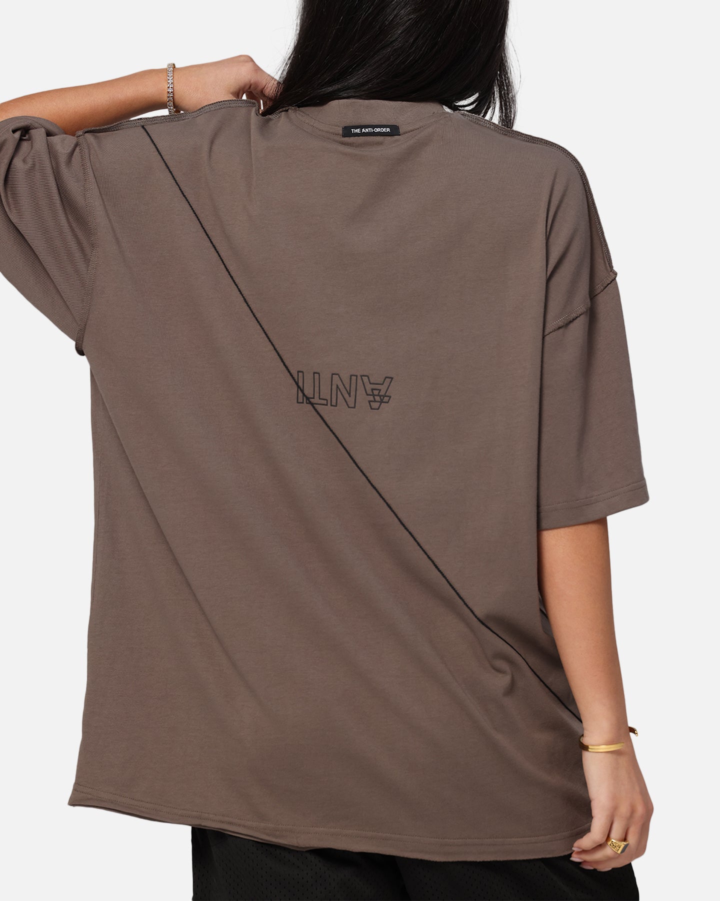 The Anti Order XY Aesthetic Non Seam T-Shirt Vintage Brown、mySite、zt4zffjzw