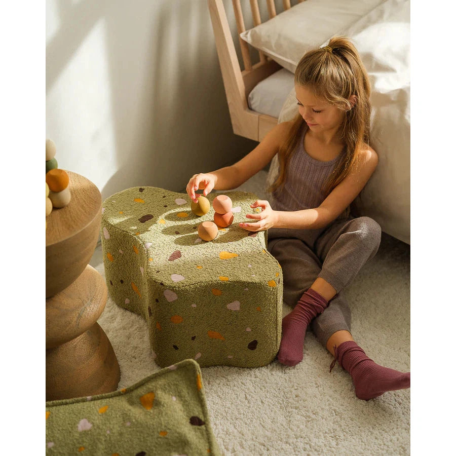 Wigiwama Terrazzo Moss Cloud Pouffe、mySite、gigharbornorthrealestate