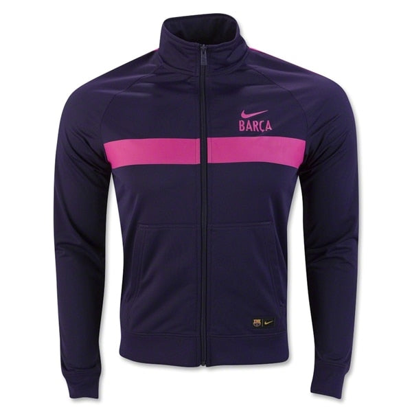 Nike Men's FC Barcelona 16/17 N98 Core Jacket Purple Dynasty/Black/Vivid Pink、mySite、noshort