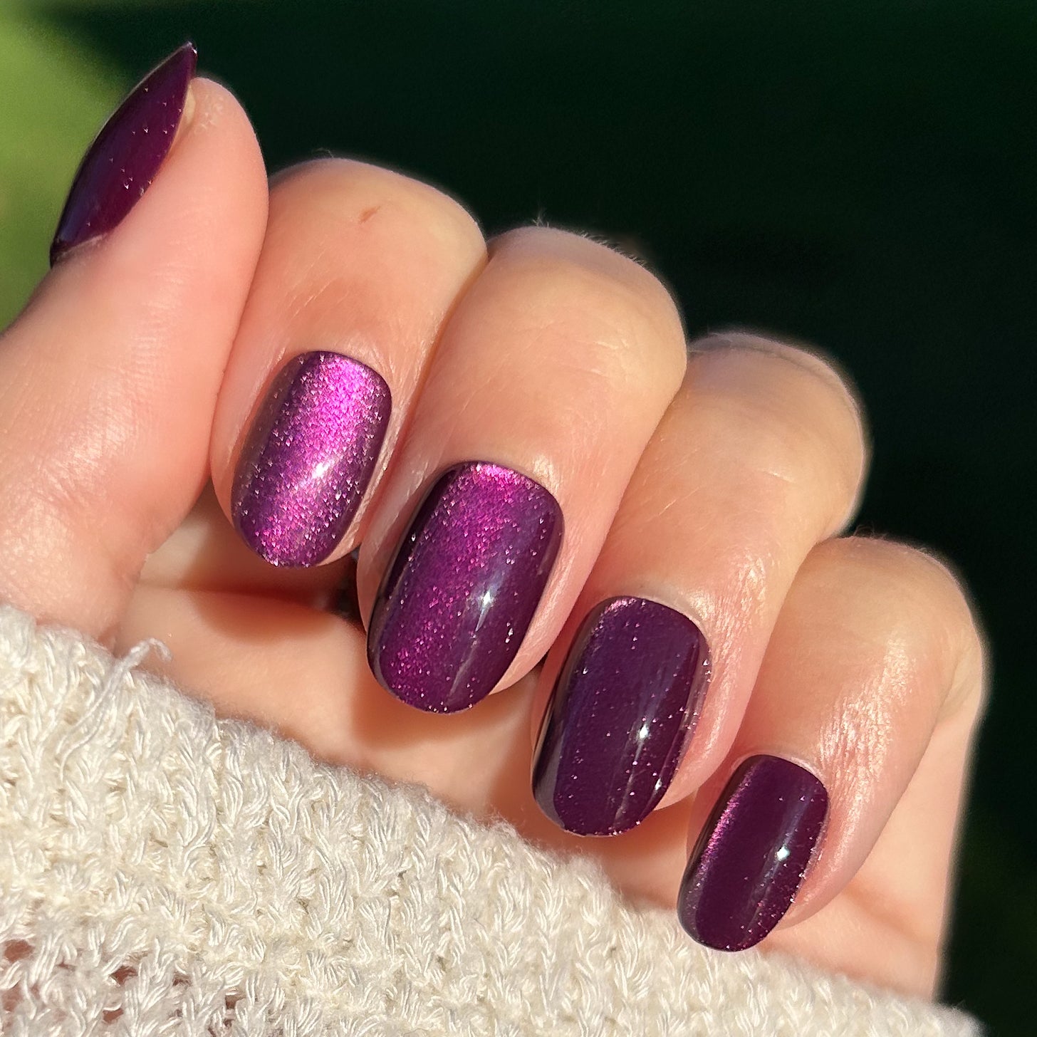 Velvet Plaza - Press-On | Extra Short | Round、mySite、solidvoid