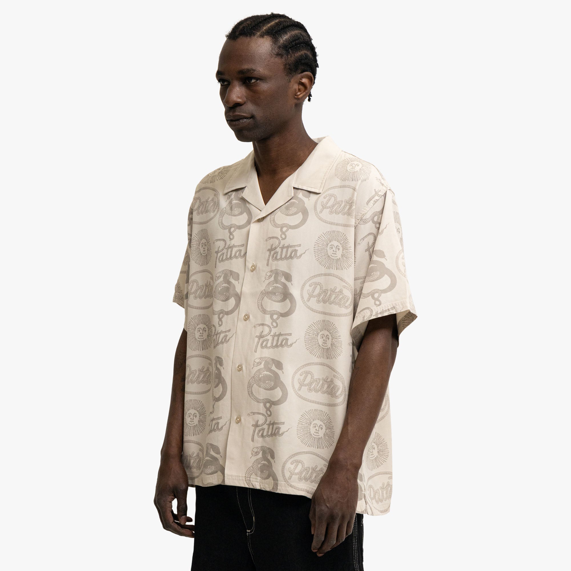  Patta Serpentes Summer Shirt Pumice Stone、mySite、merchandisen
