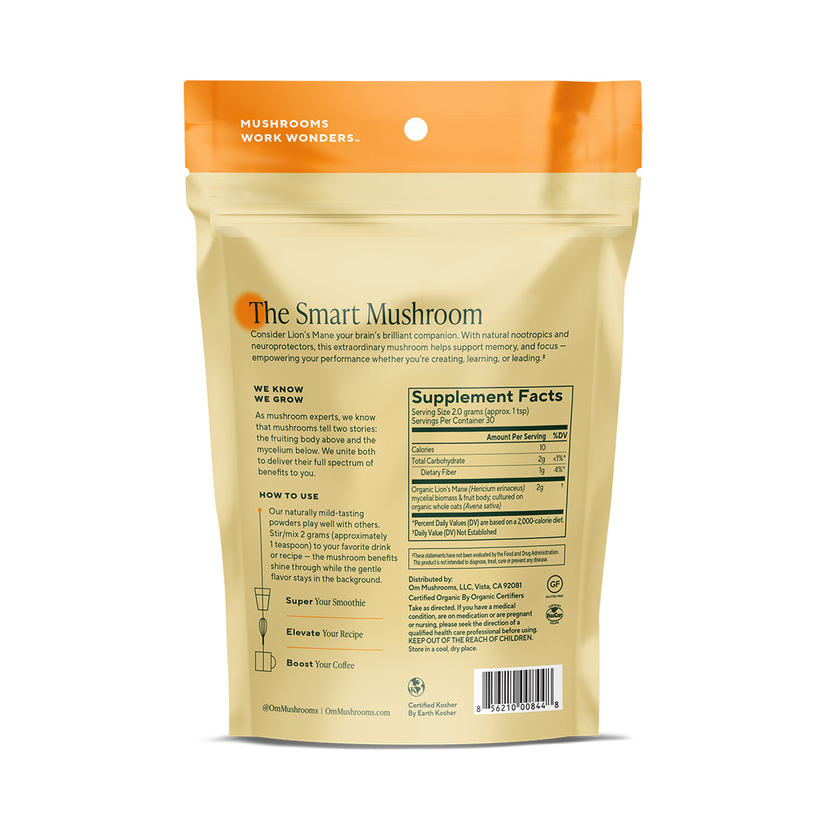 Lion’s Mane Organic Mushroom Powder、mySite、gigharbornorthrealestate