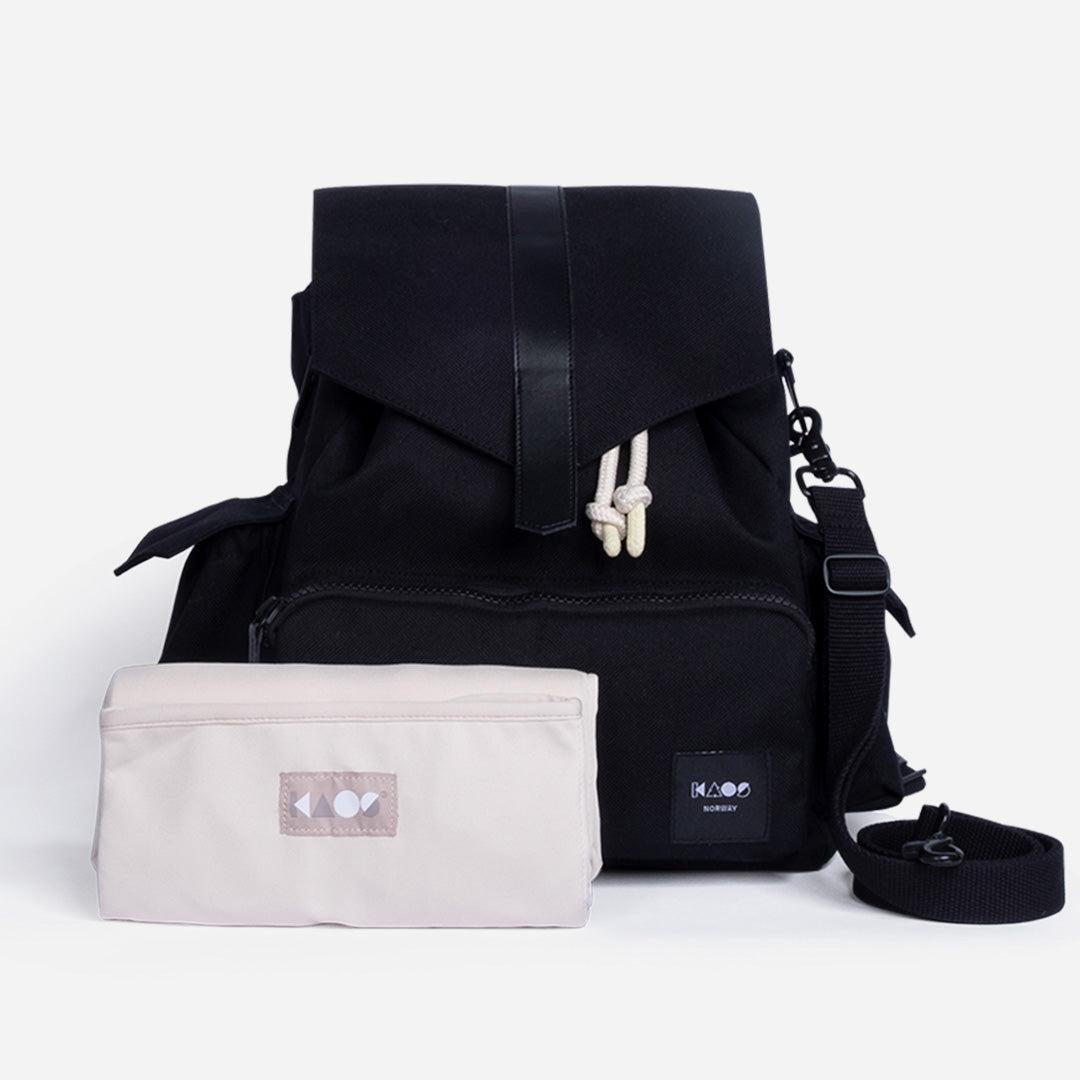  KAOS Ransel Changing Bag - Black、mySite、merchandisen