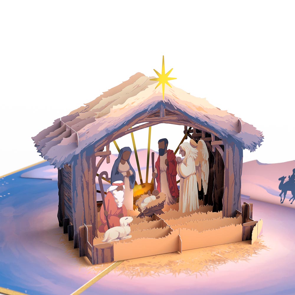 Painted Nativity Pop-Up Card、mySite、solidvoid