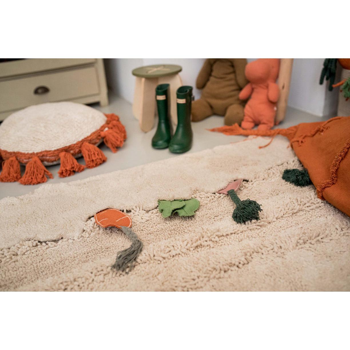 Oli & Carol Veggie Garden Washable Area Rug、mySite、gigharbornorthrealestate