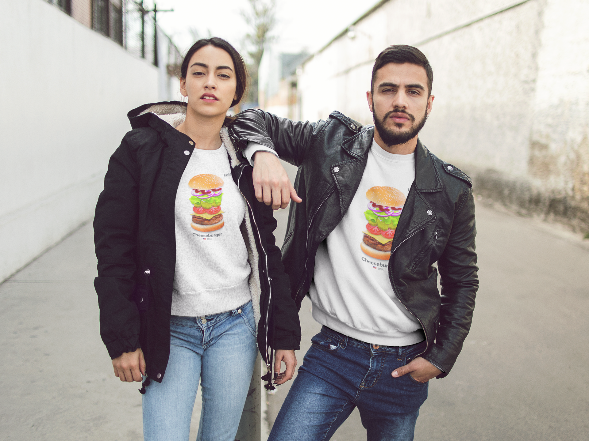 Cheeseburger Unisex Sweatshirt、mySite、camillekostekn