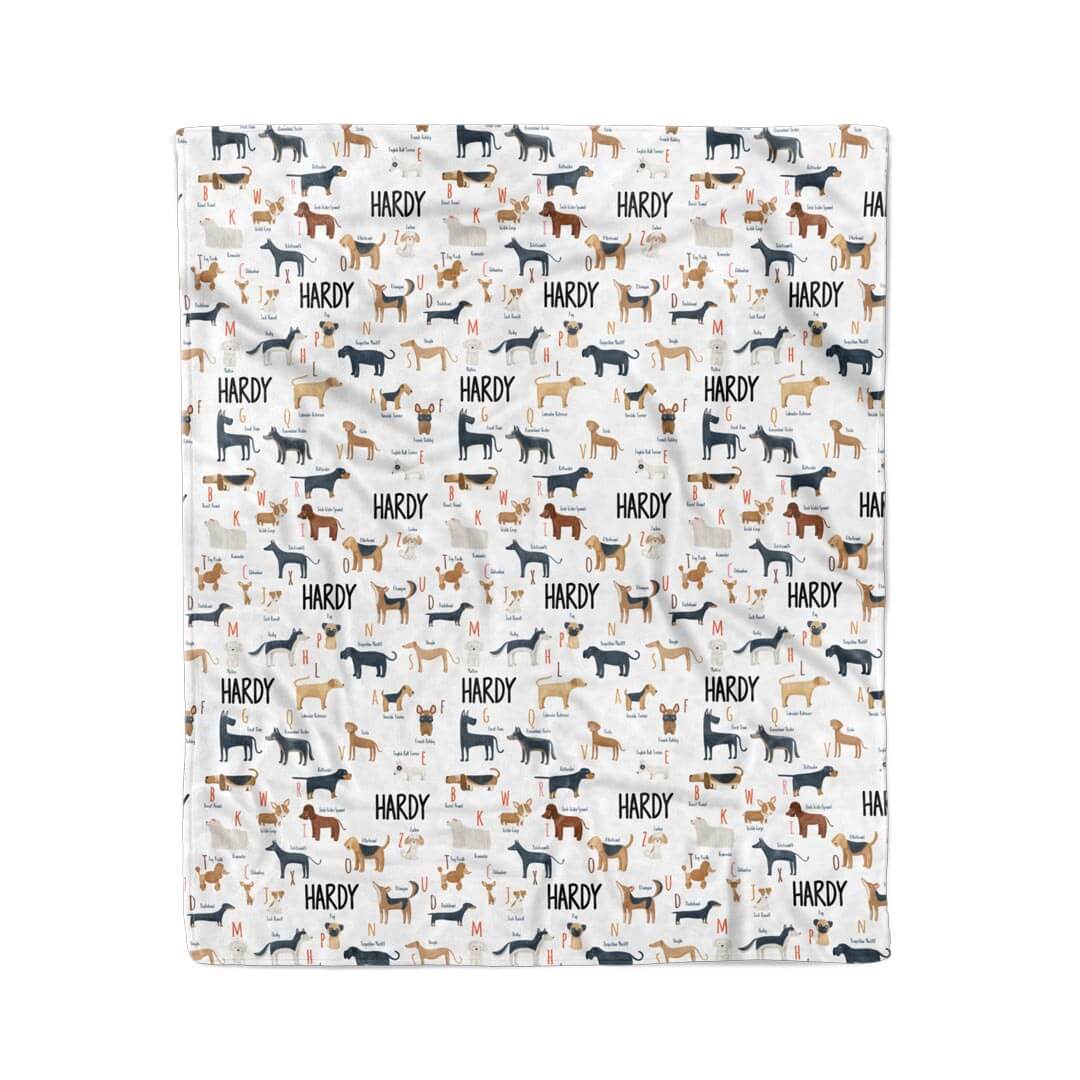  ABC Paw-ty Personalized Kids Blanket、mySite、layawaytickets