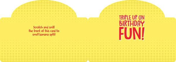  Note Card - Banana Split Scratch and Sniff、mySite、ghnorth