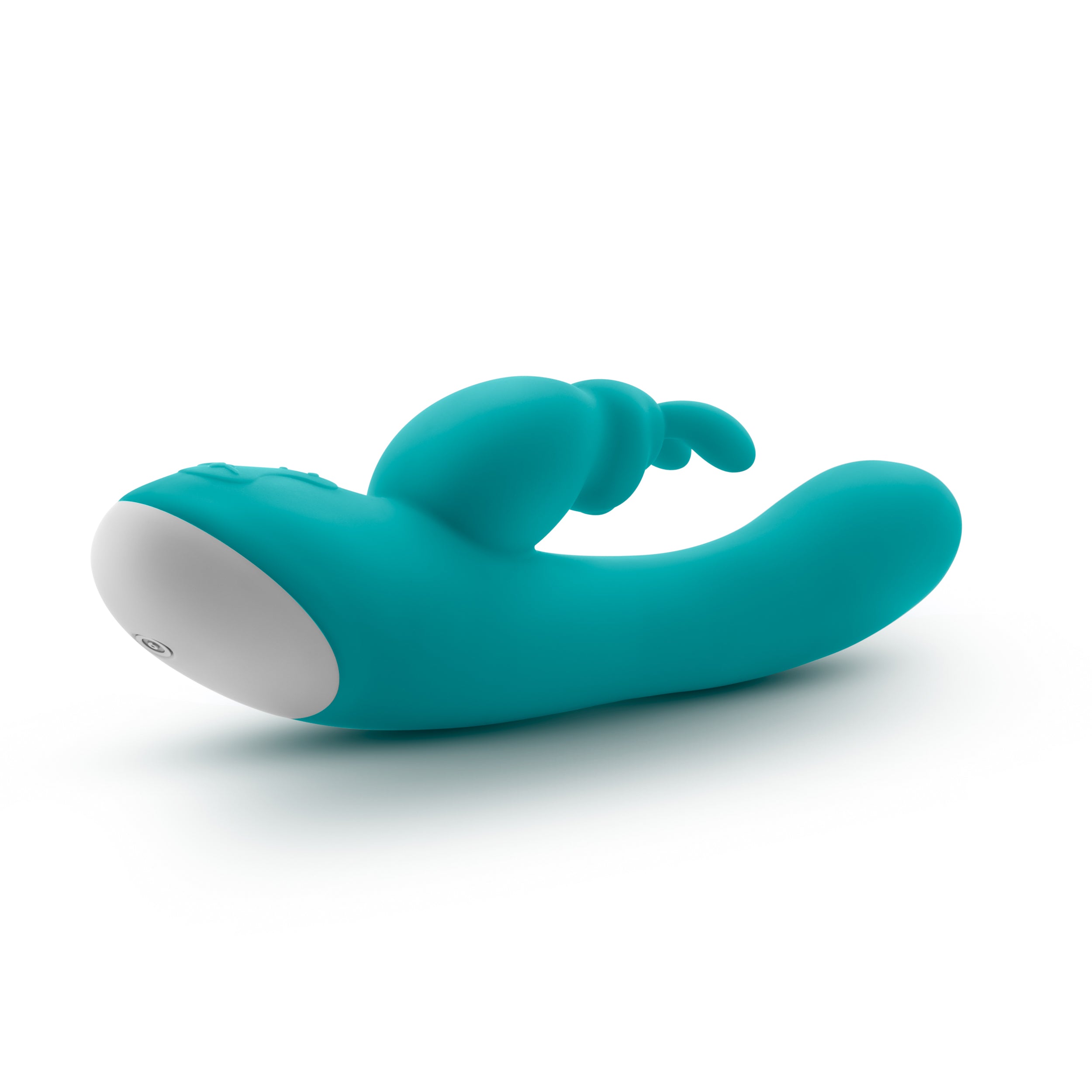 Hop By Blush® | Rave Rabbit Plus G-Spot + Clitorial Stimulating Aquamarine 8-Inch Ultrasilk Silicone Rechargeable Rabbit Vibrator、mySite、bottomscart