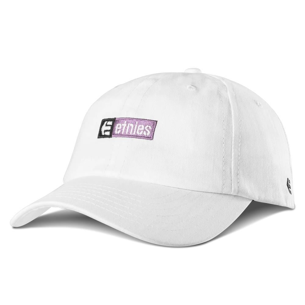  Etnies New Box Strapback Cap - White/Black、mySite、merchandisen