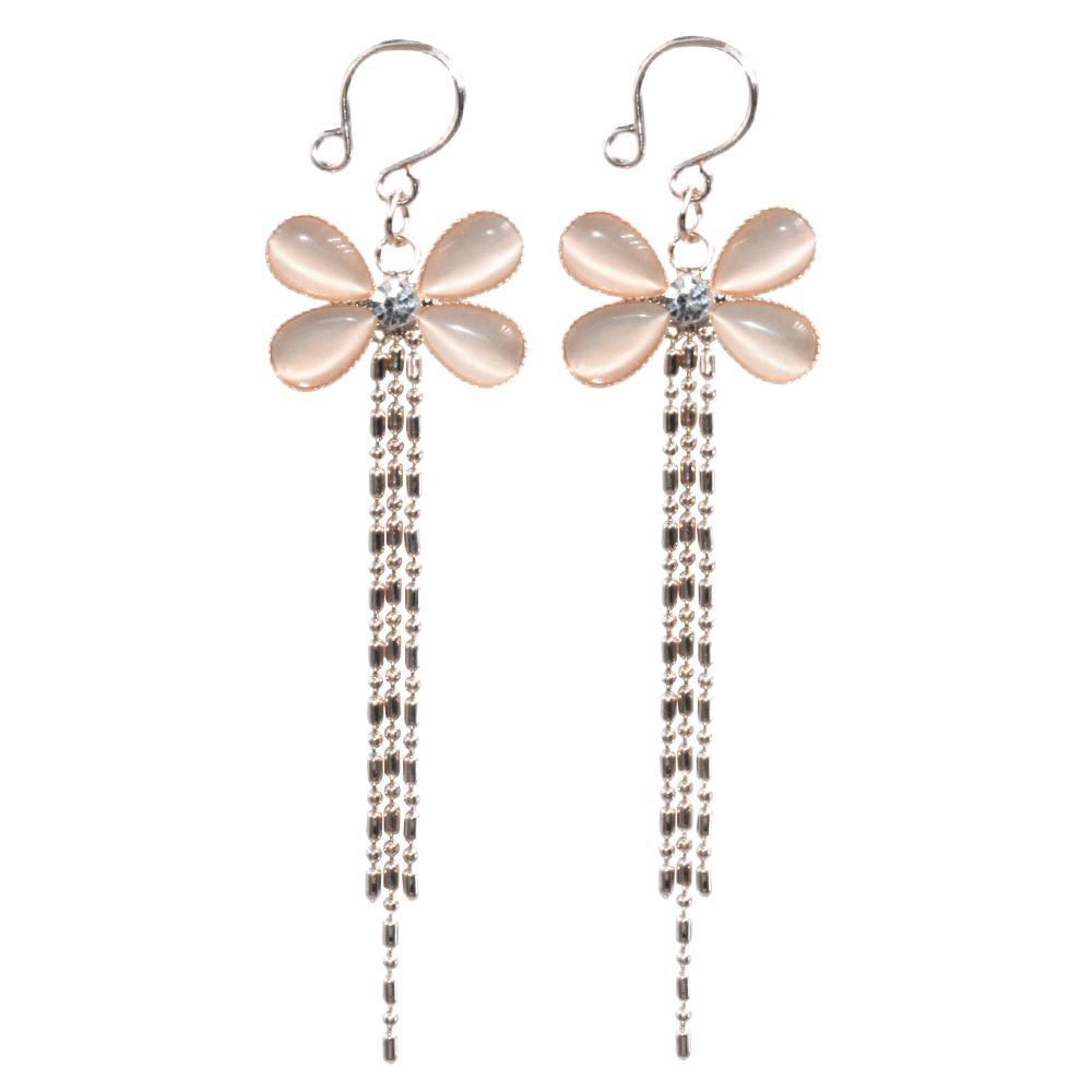 Delicante Non Piercing | Rose Gold 3 Tassel Nipple Ring、mySite、bottomscart