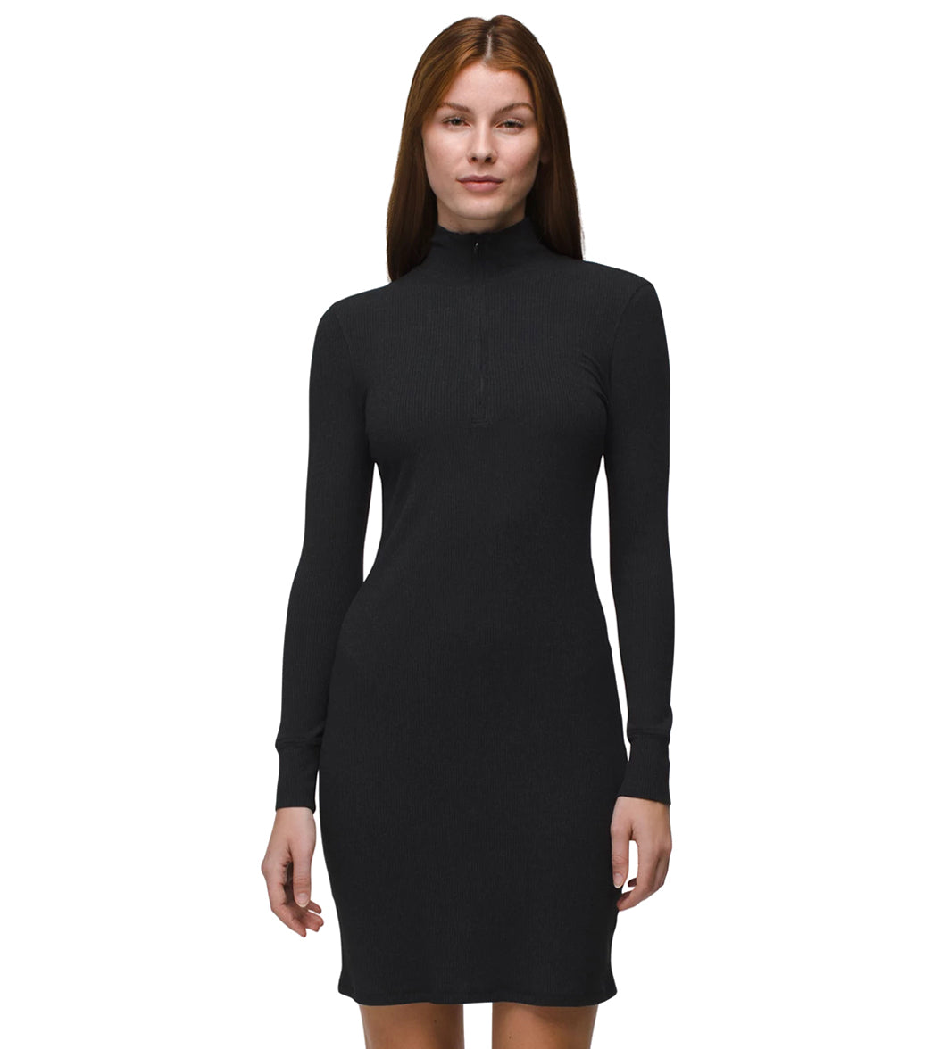prAna Foundation Rib Long Sleeve Dress、mySite、noshort
