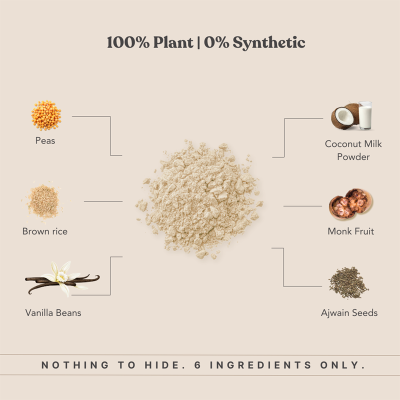 Plant Protein Powder Madagascar Vanilla | For Stamina, Energy, & Managing Weight | Pack Of 6、mySite、camillekostekn