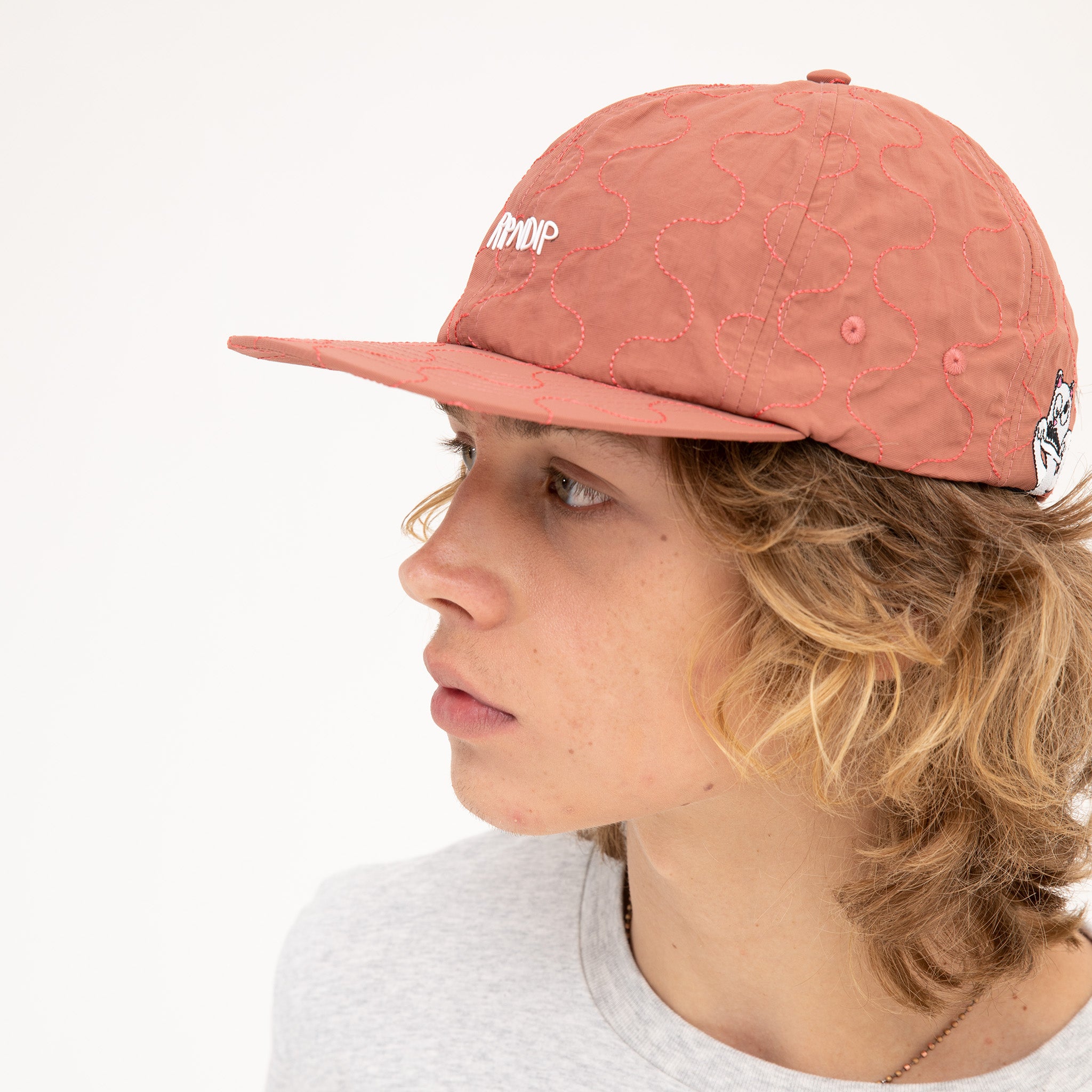  Shmoody 6 Panel Quilted Strapback (Clay)、mySite、merchandisen