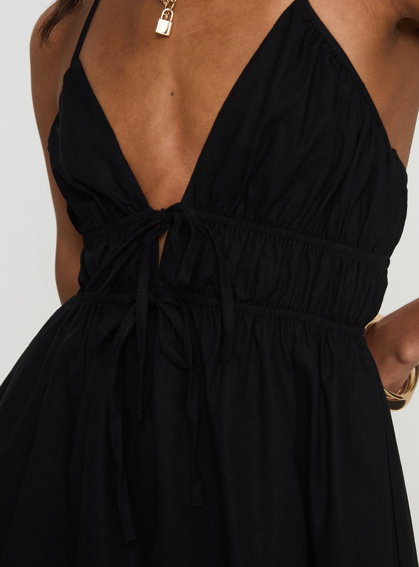 Roberto Mini Dress Black、mySite、solidvoid