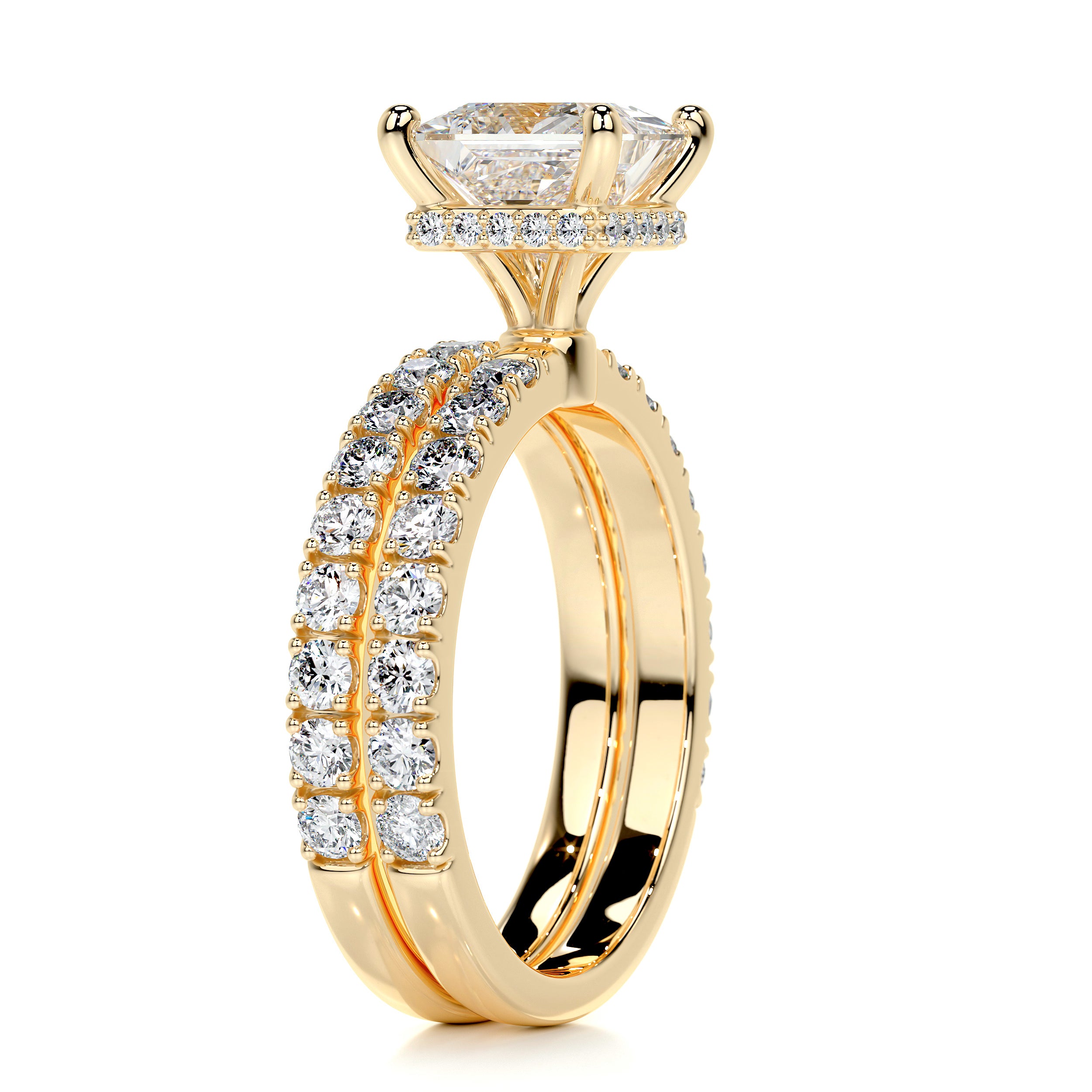 Valentina Diamond Bridal Set -18K Yellow Gold、mySite、hinf8tx79