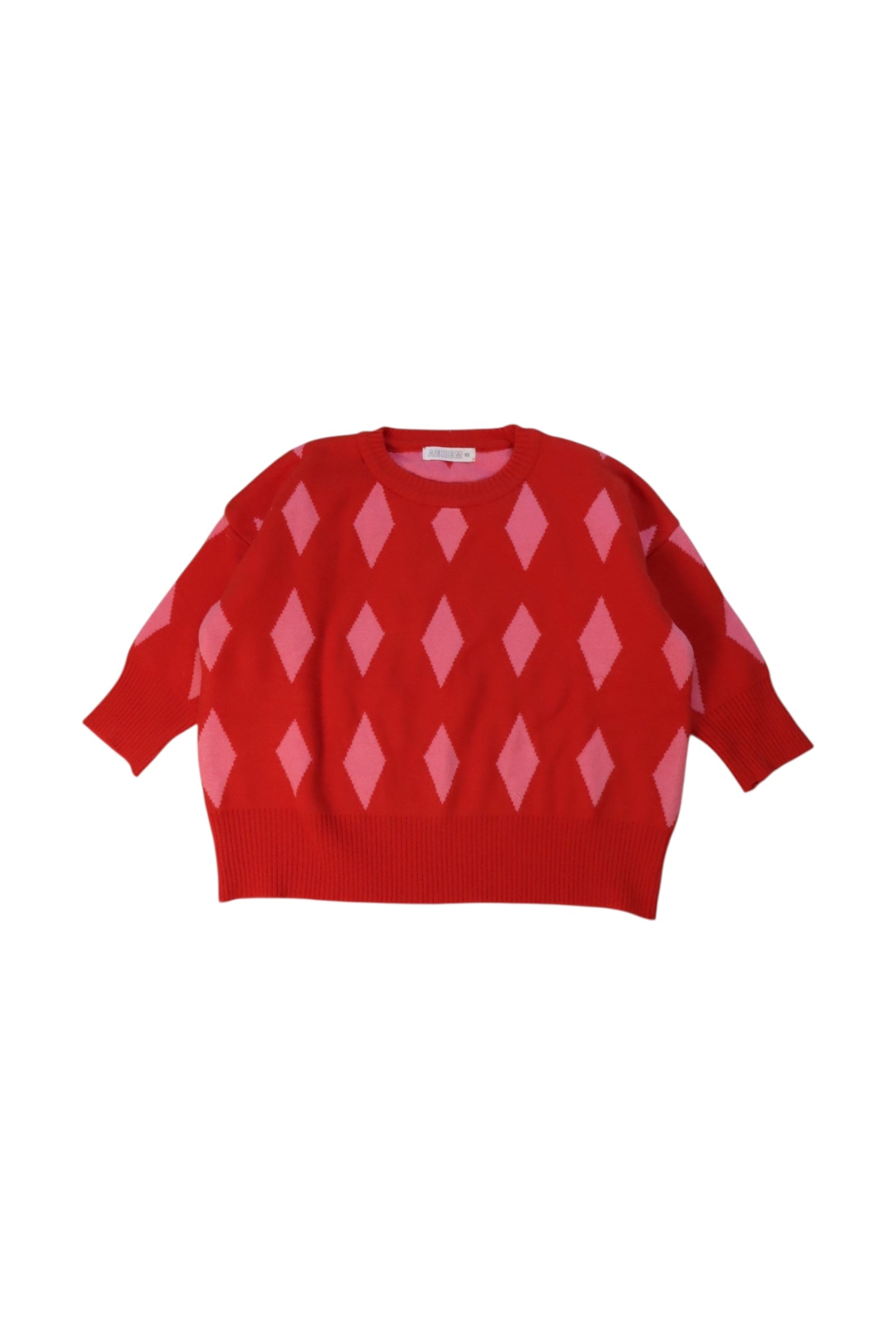 Ae-hem Argyle Knit Sweater 2T、mySite、g9winljtr