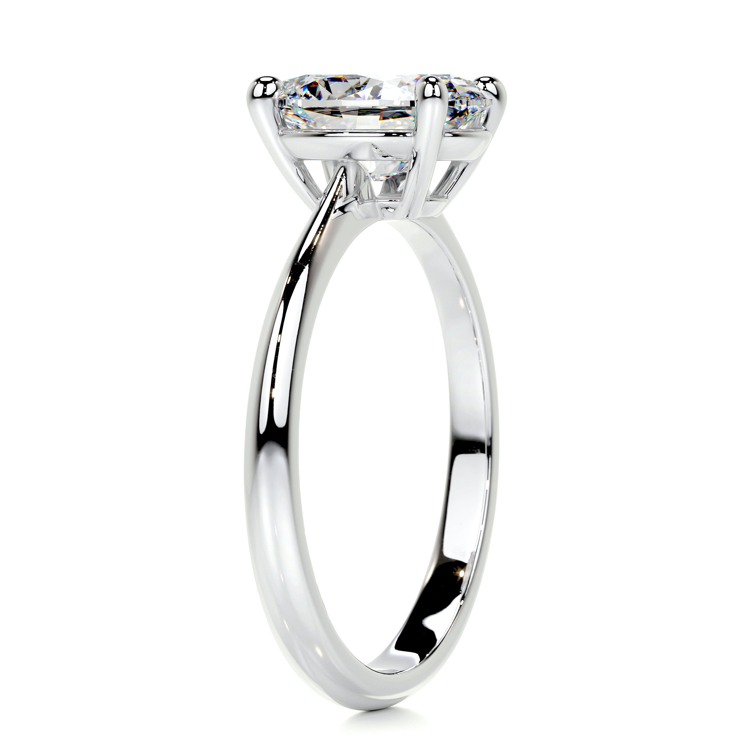 Julia Moissanite Ring -14K White Gold (RTS)、mySite、hinf8tx79