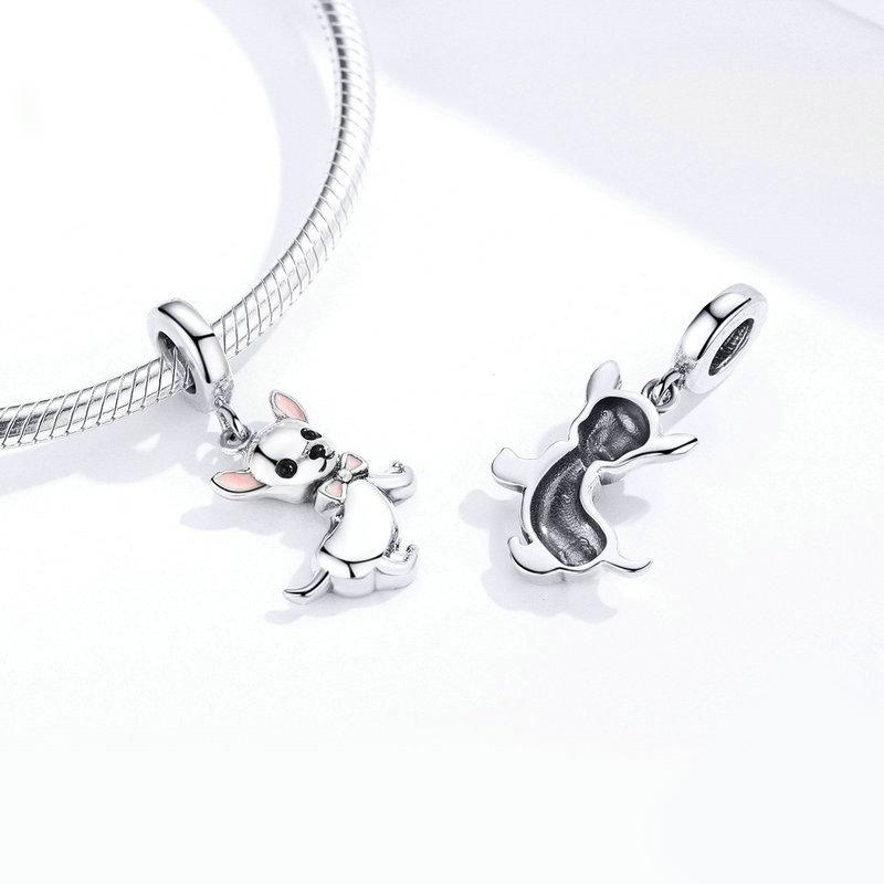 Dog Charm Collection Pandora Style Charms Sterling Silver Boston, Frenchie, Chi, Schnauzer, Puppy、mySite、g9winljtr