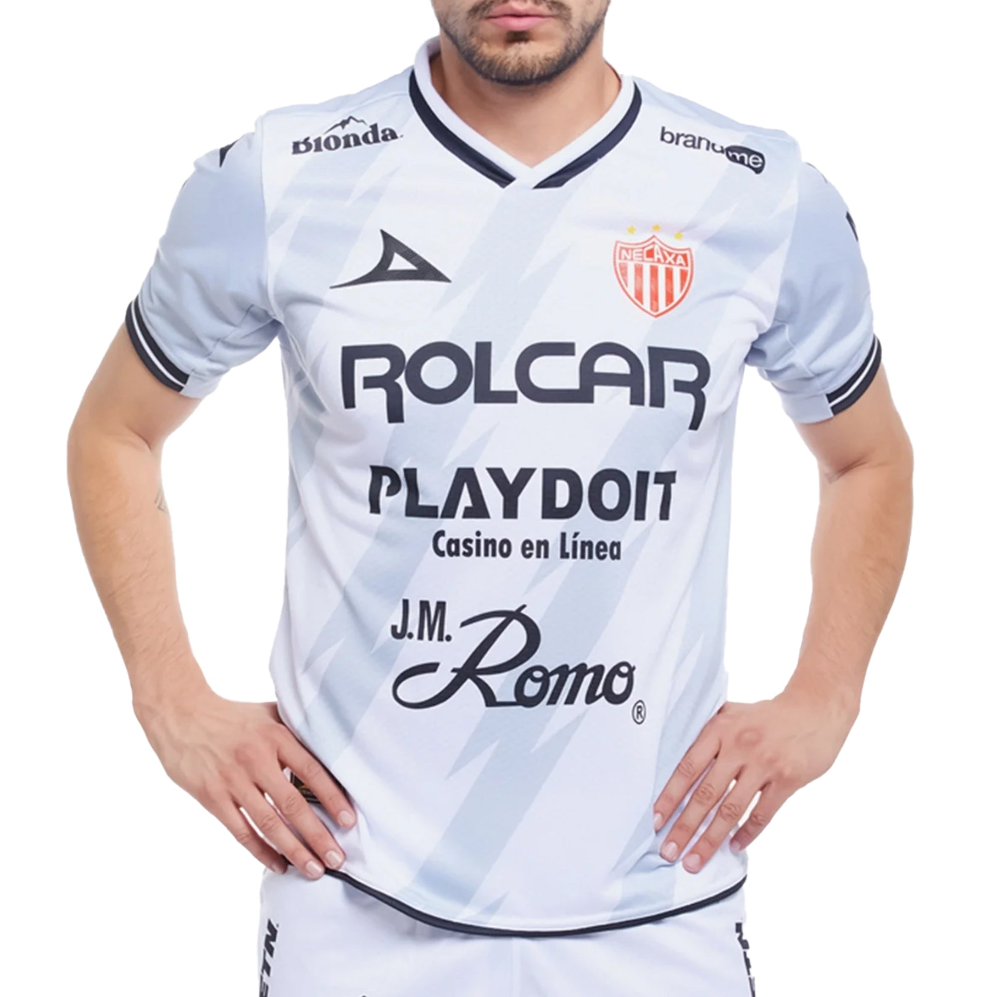 Pirma Men's Necaxa 2024/25 Authentic Away Jersey White、mySite、bottomscart