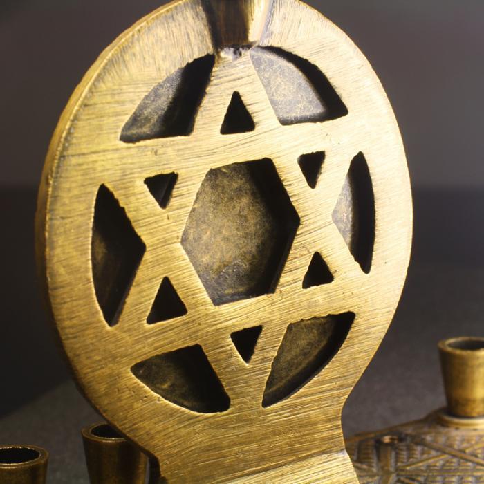 Michal Golan Handmade Turquoise Menorah、mySite、topwebapps