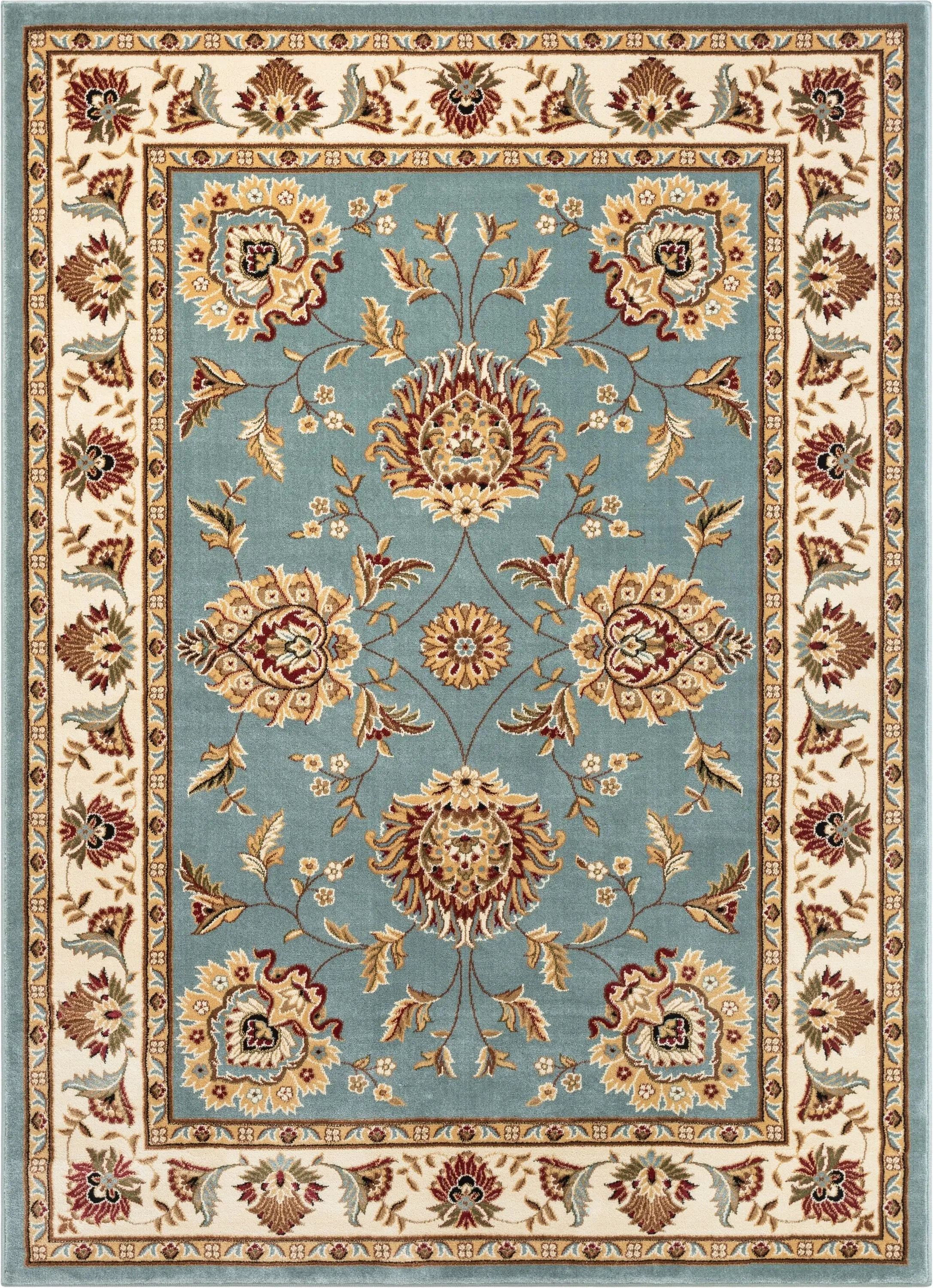 Abbasi Light Blue Traditional Rug、mySite、gigharbornorthrealestate